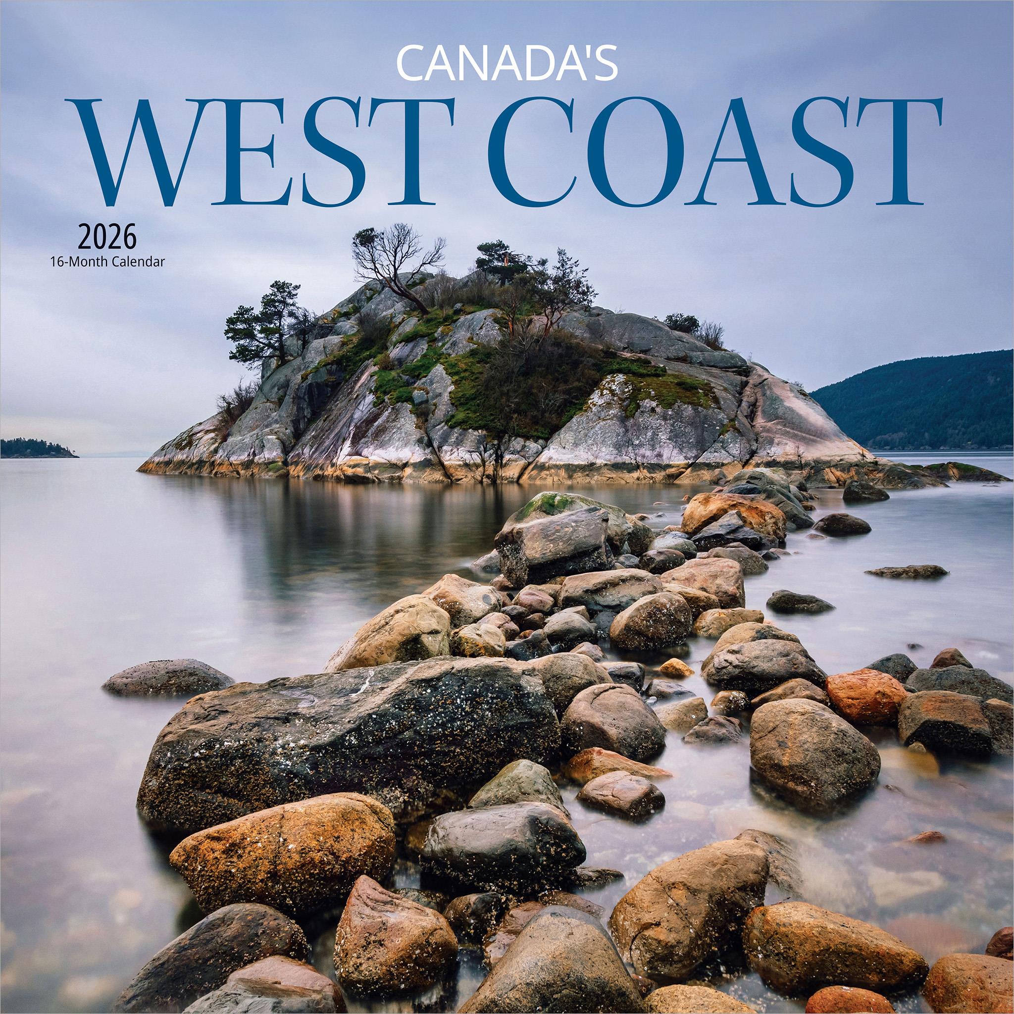 Canadas West Coast 2026 Wall Calendar - Online Only