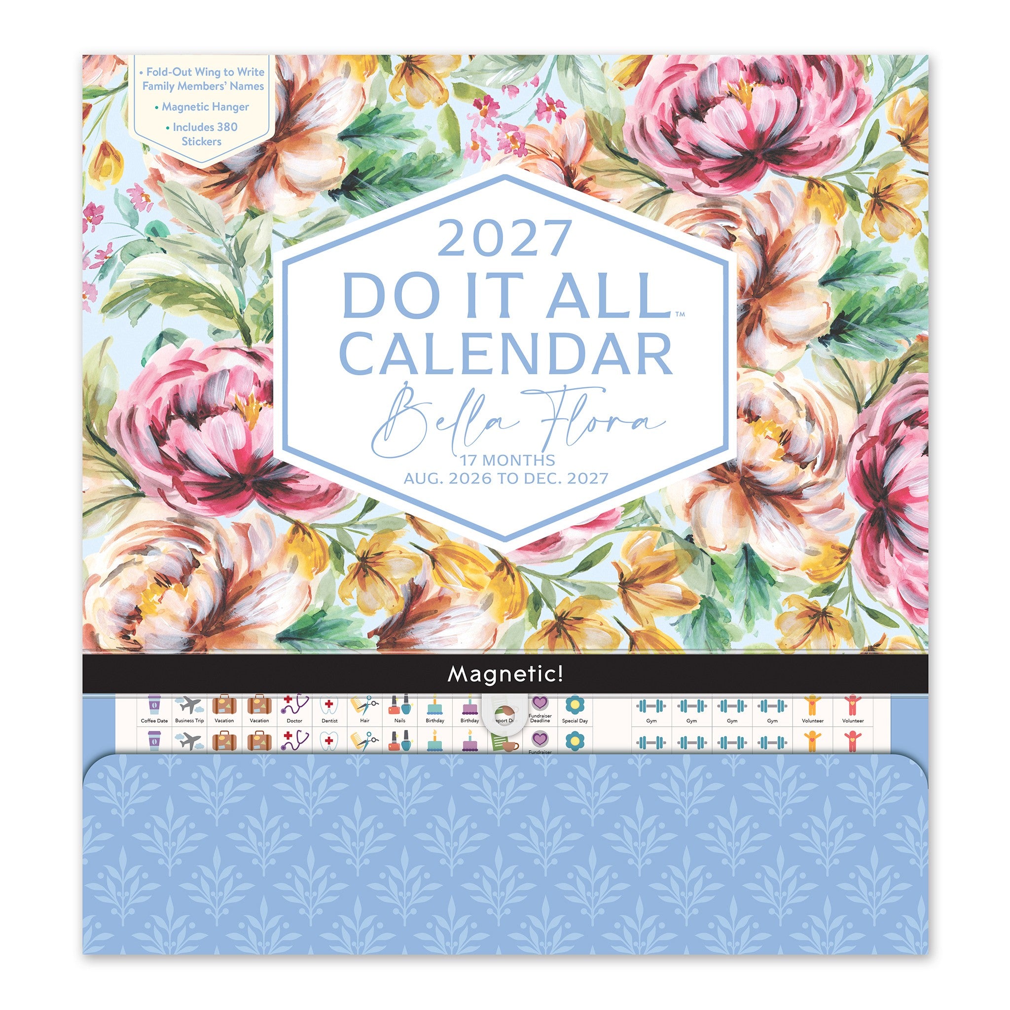 Bella Flora Do It All 2026-2027 Wall Calendar
