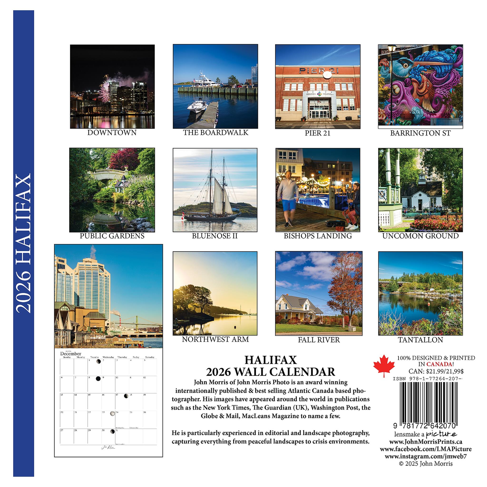 Halifax Wall 2026 Calendar