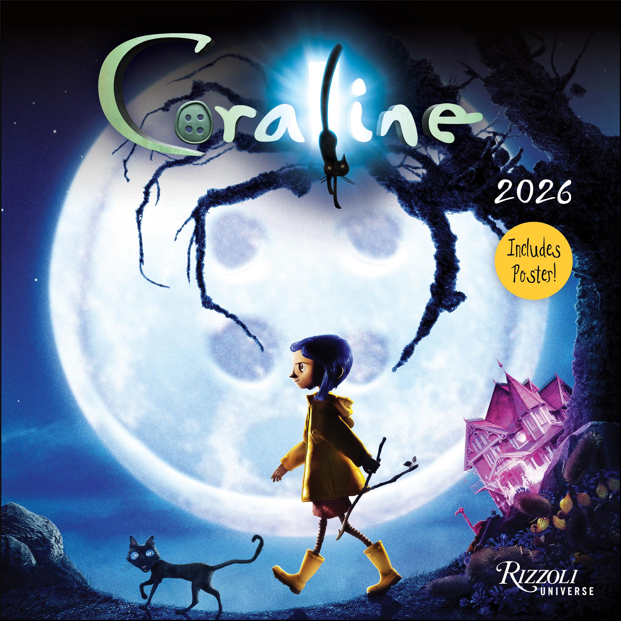 Coraline 2026 Wall Calendar - Online Only
