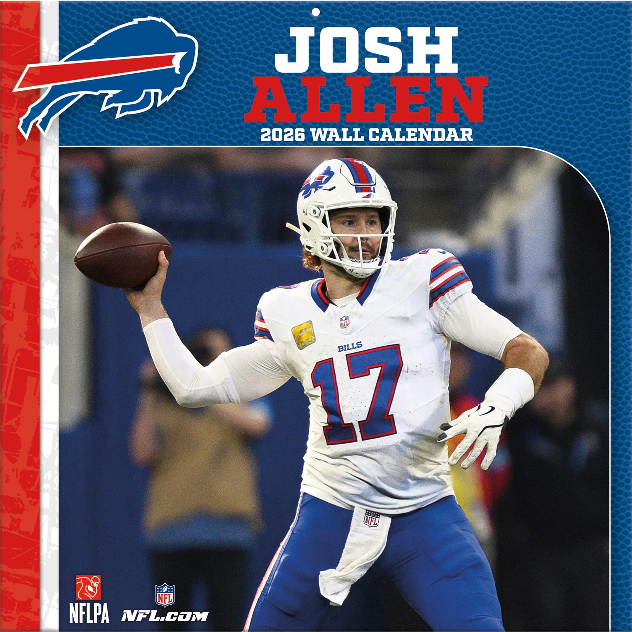 NFL Buffalo Bills Josh Allen 2026 Wall Calendar