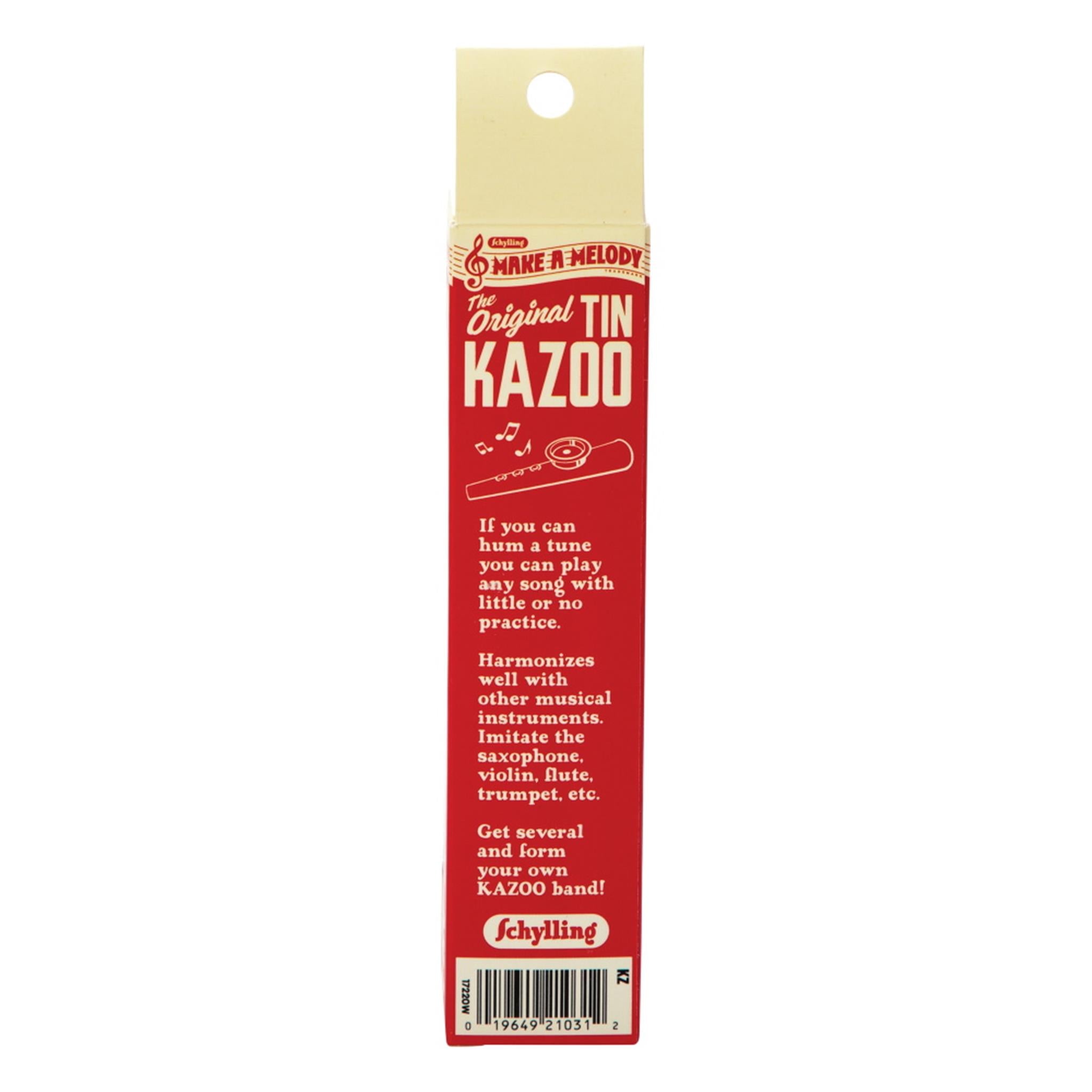 Original Tin Kazoo Toy - Calendar Club Canada