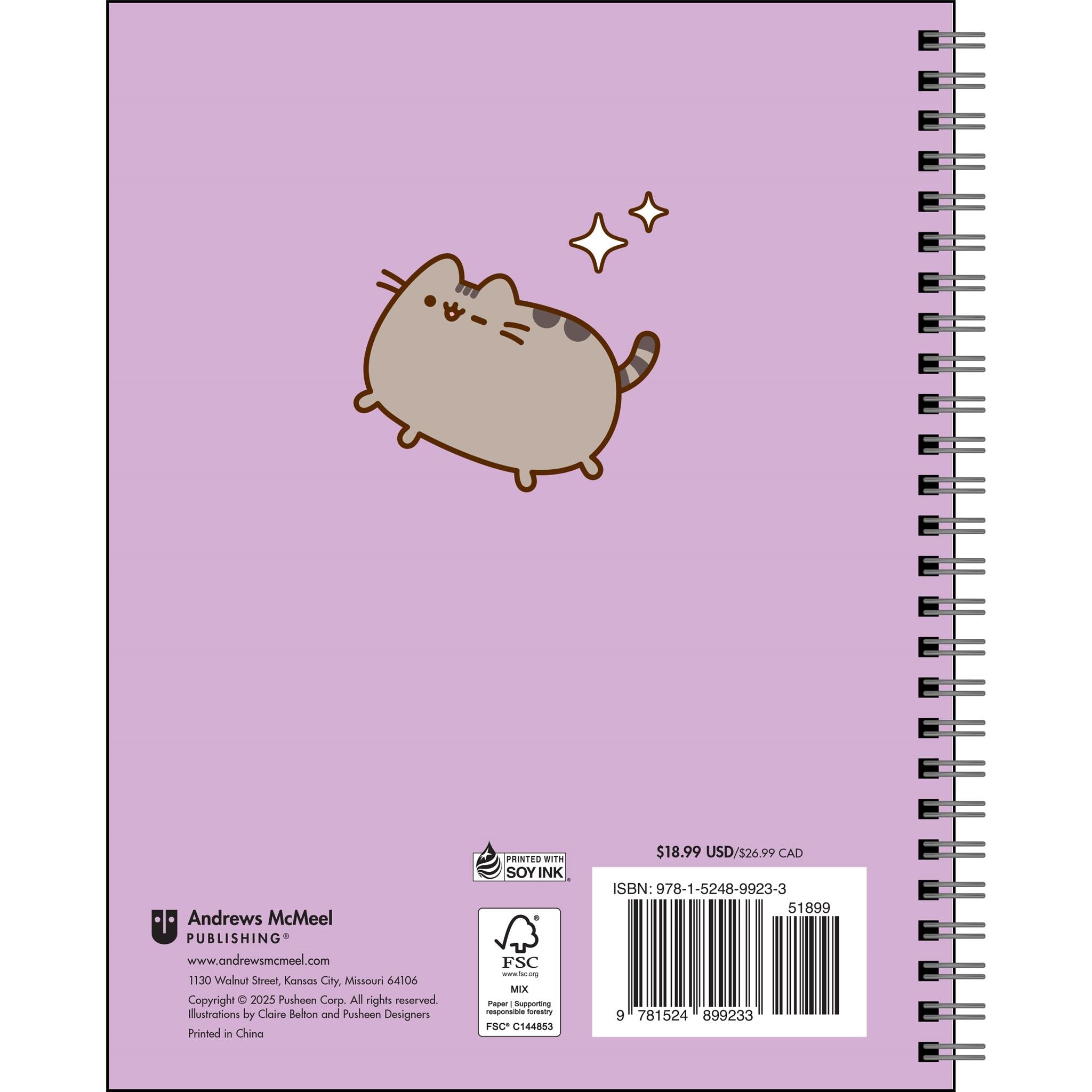 Pusheen 2025-2026 Engagement Calendar
