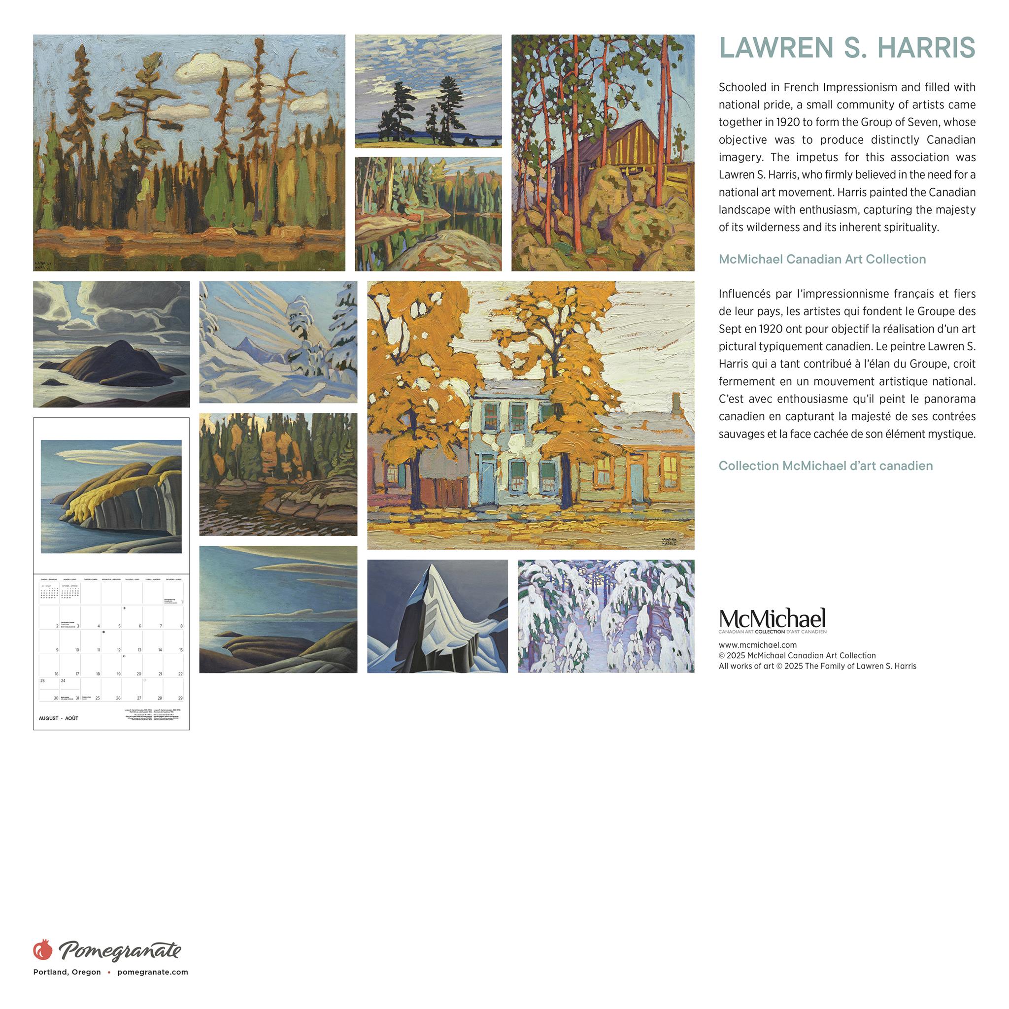 Lawren S. Harris 2026 Wall Calendar