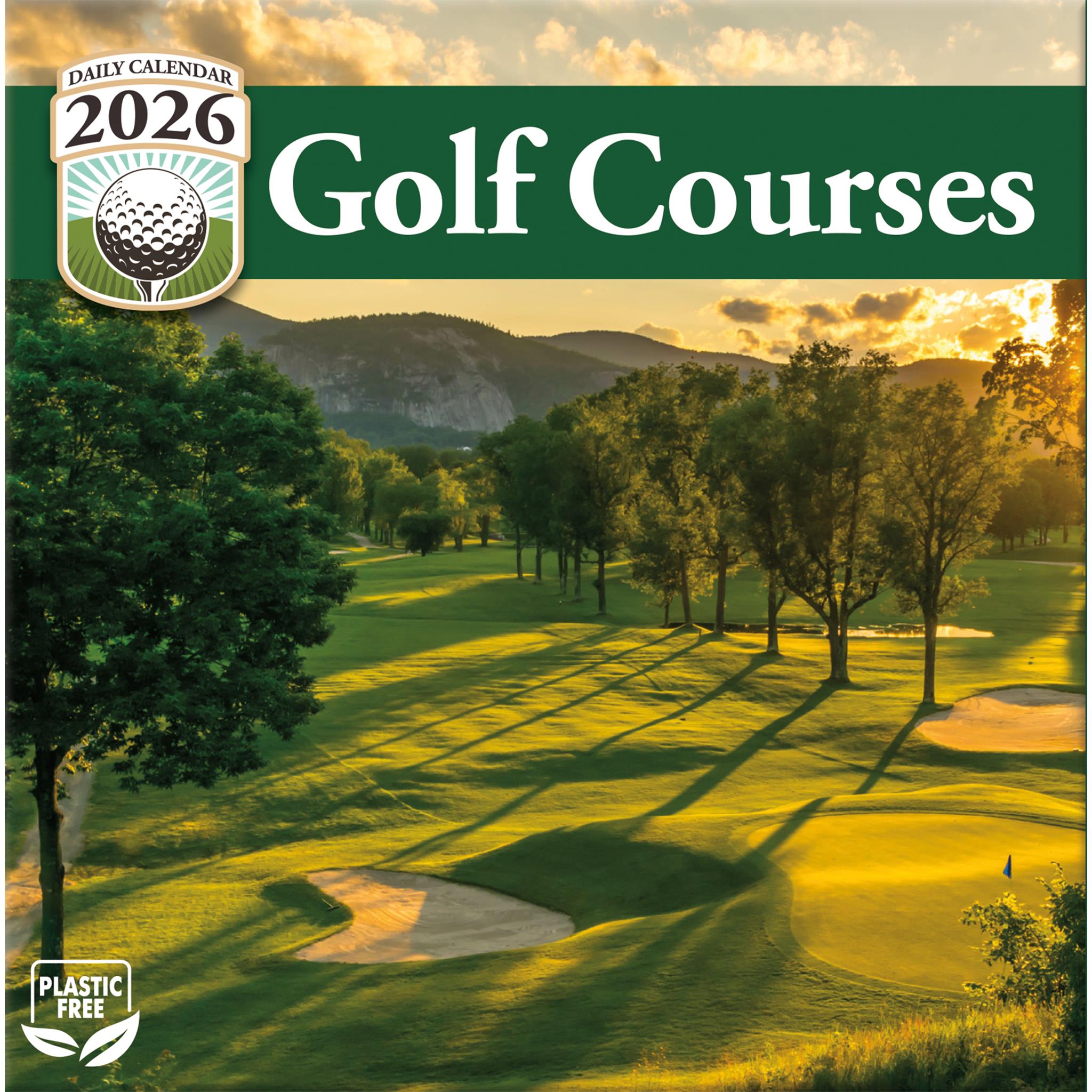 Golf Courses 2026 Box Calendar