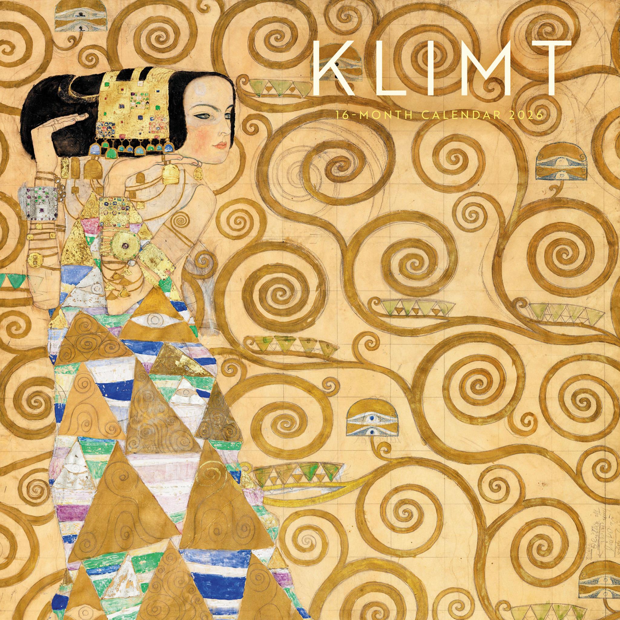 Klimt 2026 Wall Calendar