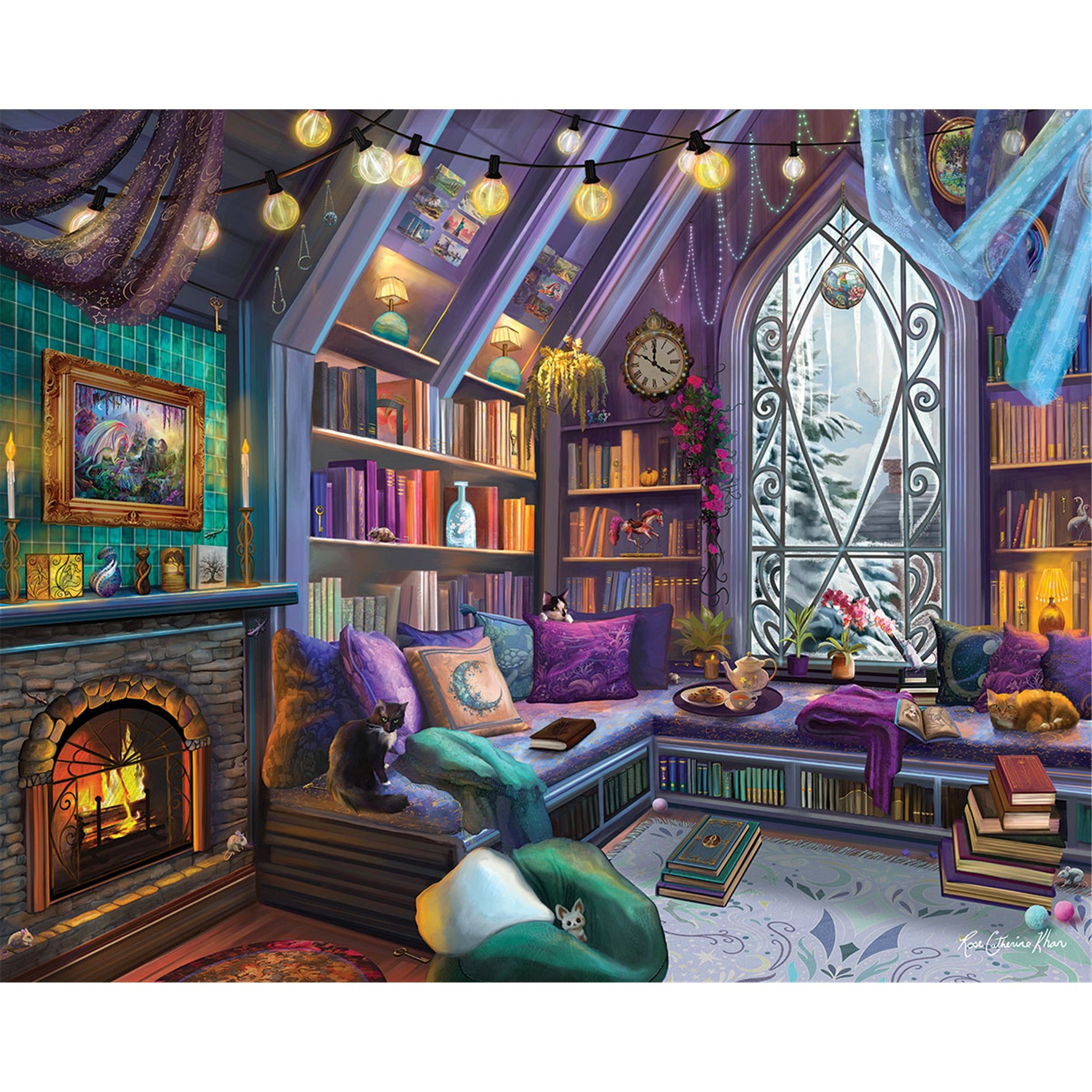 Book Nook 1000 Piece Puzzle - Online Only