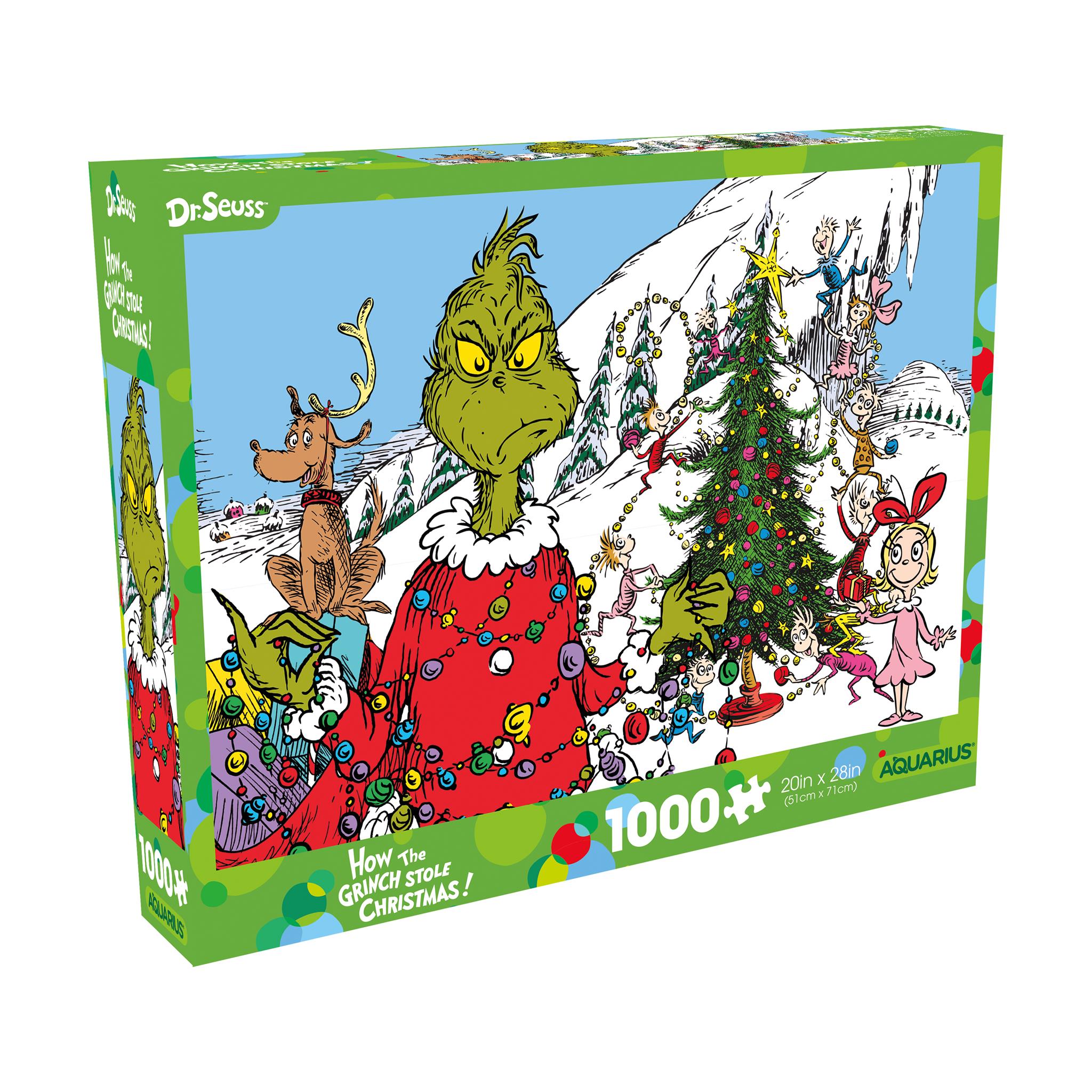 Grinch Christmas Glitter Snow 1000 Piece Puzzle