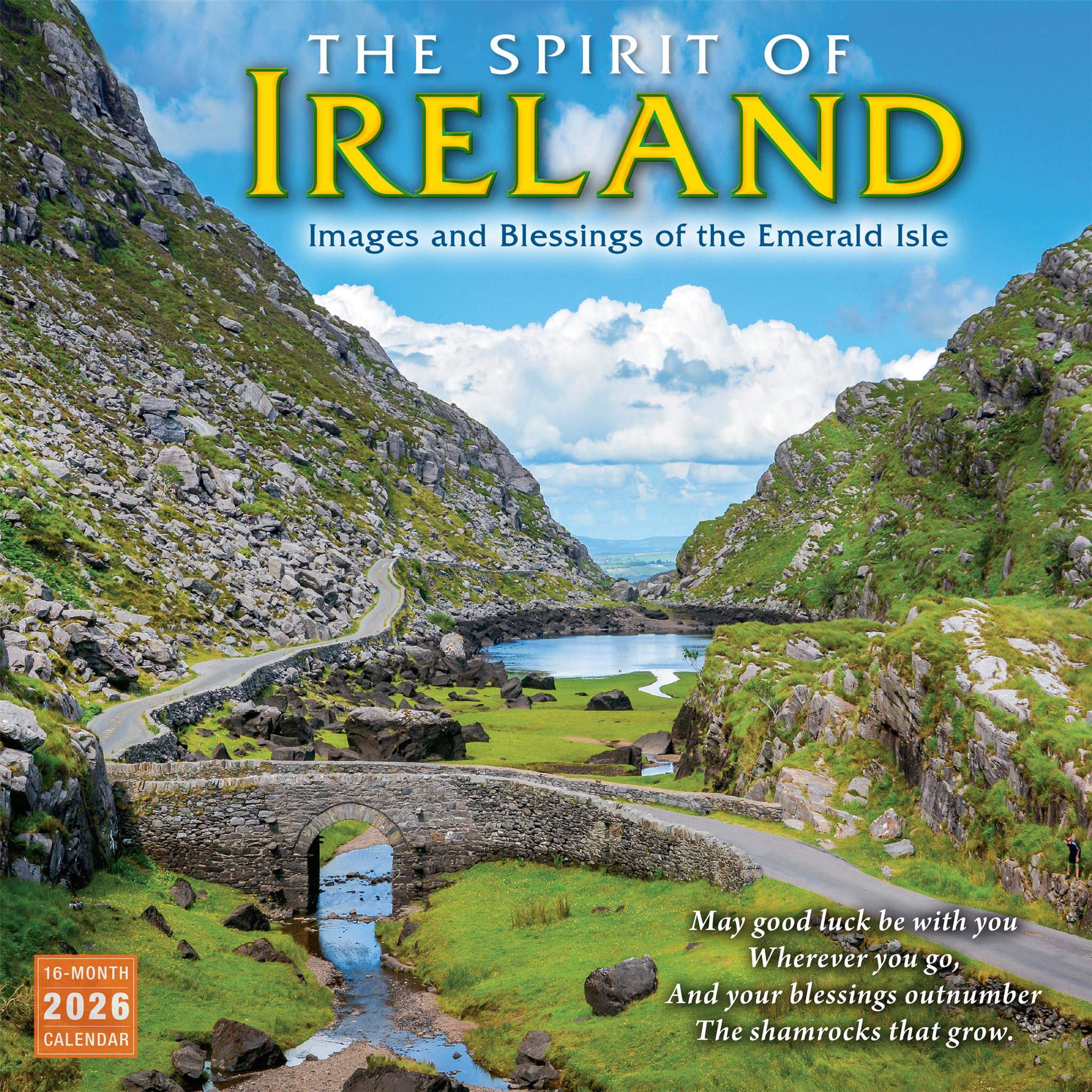 Spirit Of Ireland 2026 Wall Calendar