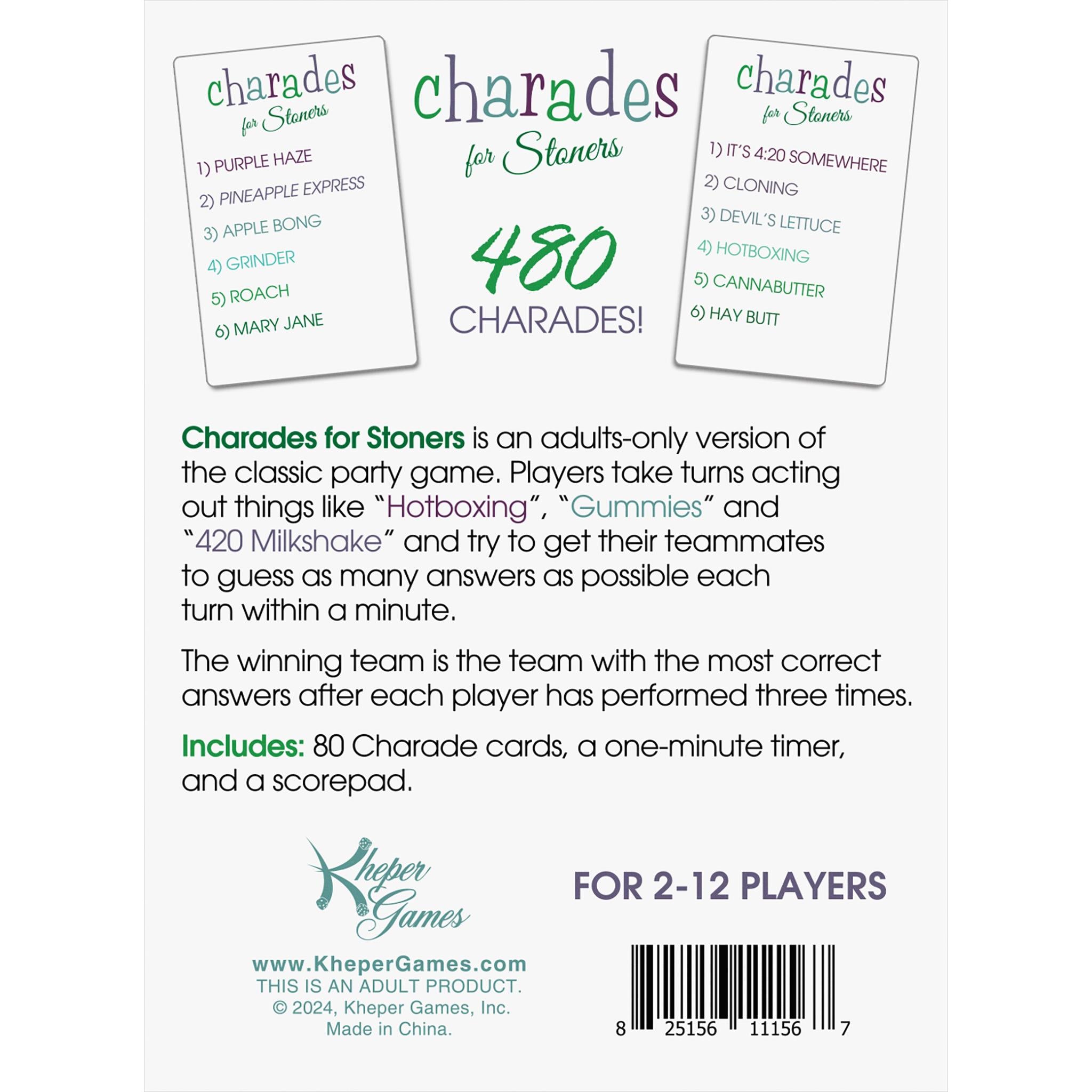 Charades for Stoners