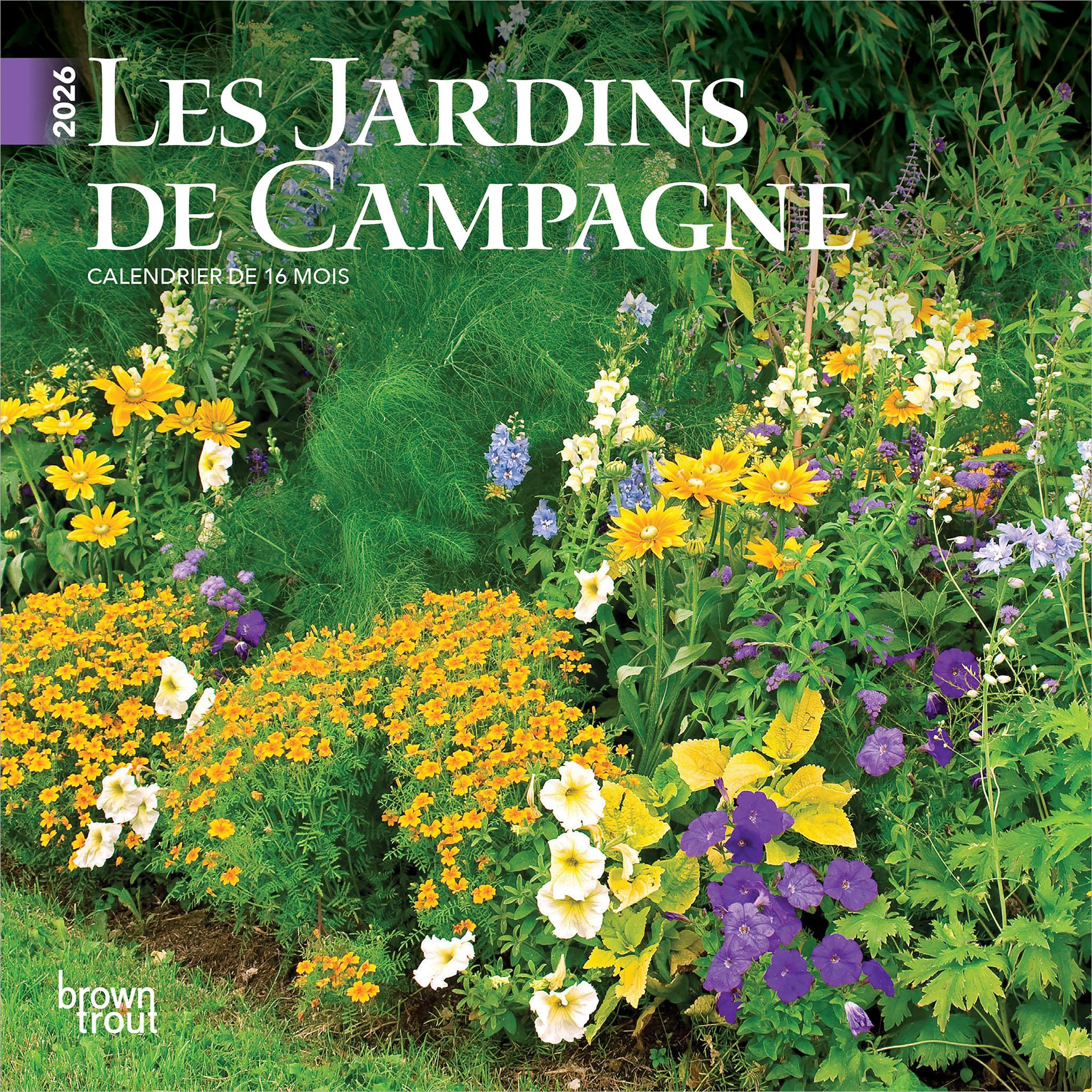 Les Jardins De Campagne 2026 Mini Calendar (French)
