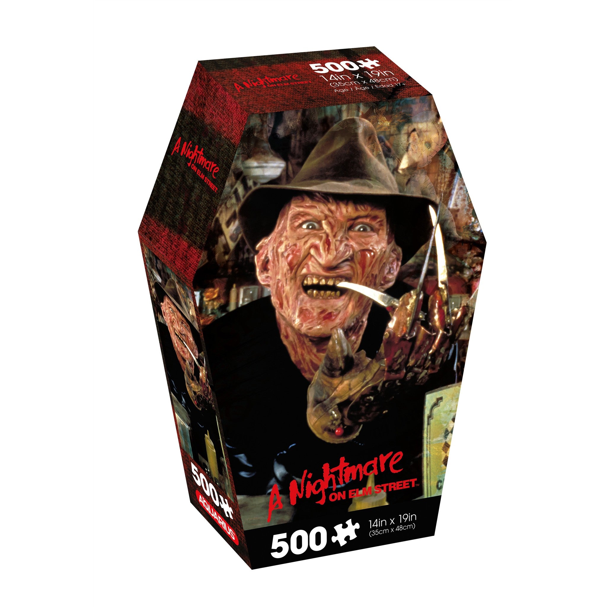 A Nightmare on Elm Street Coffin 500 Piece Puzzle
