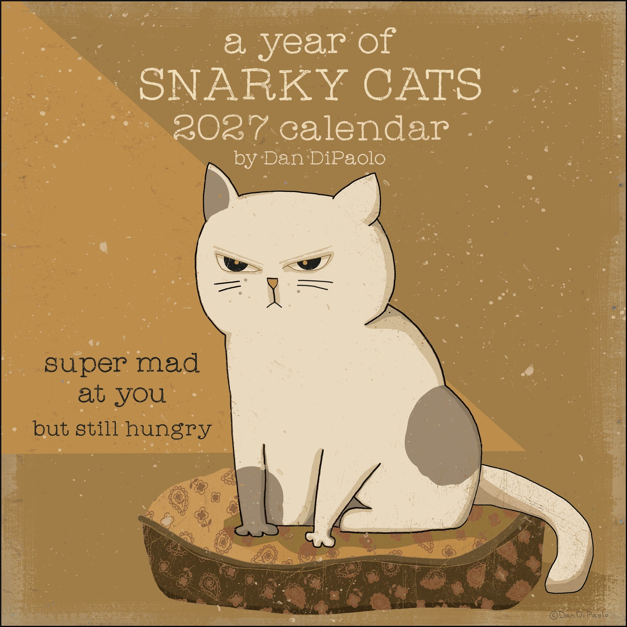 A Year of Snarky Cats 2027 Wall Calendar