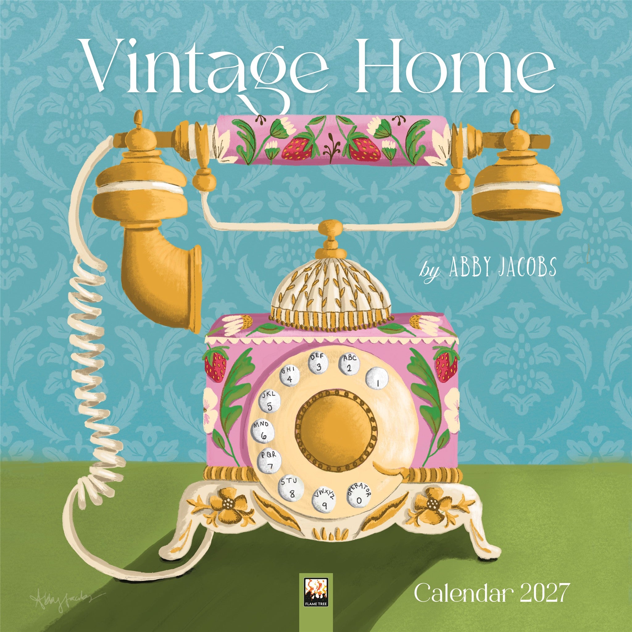 Abby Jacobs: Vintage Home 2027 Wall Calendar