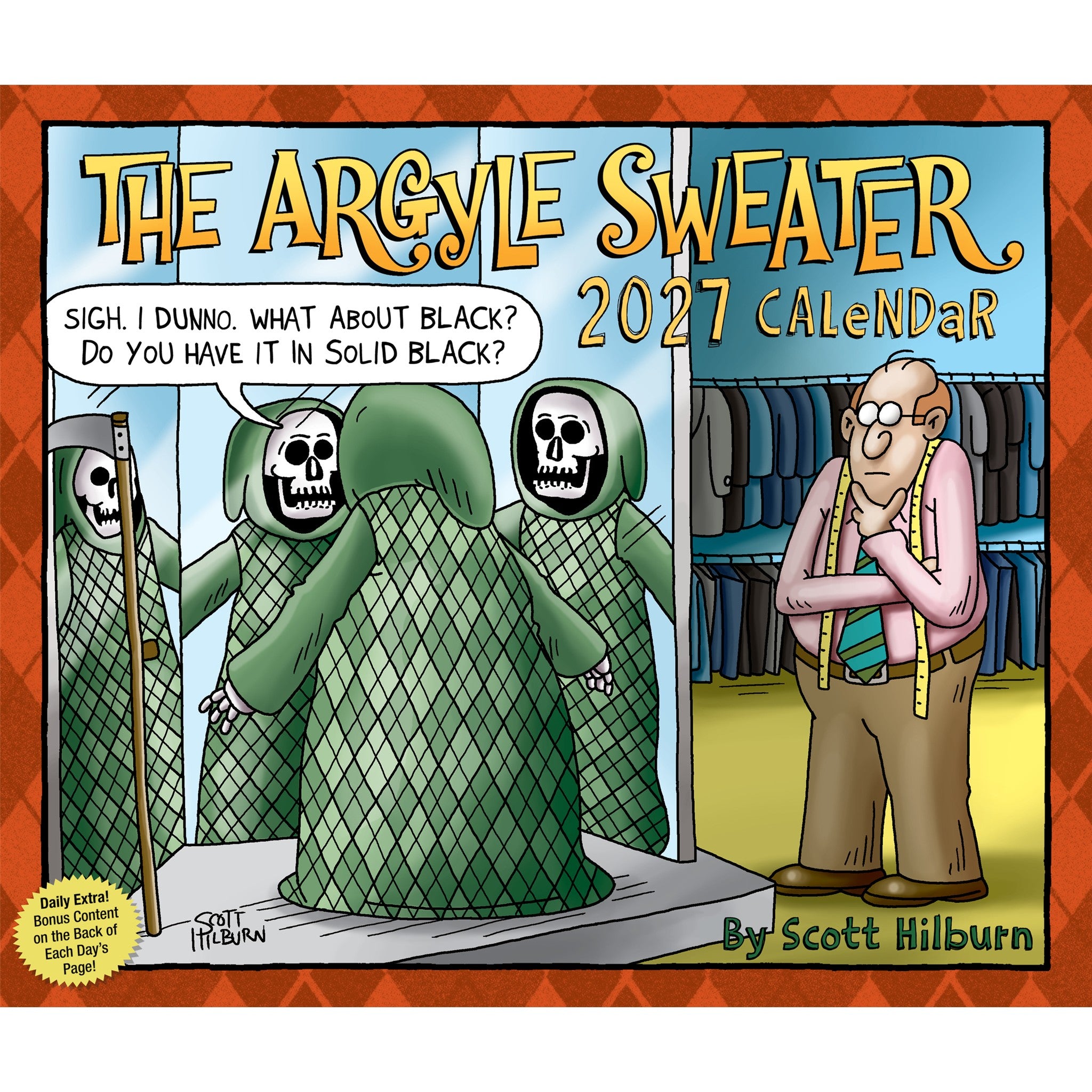 Argyle Sweater 2027 Box Calendar