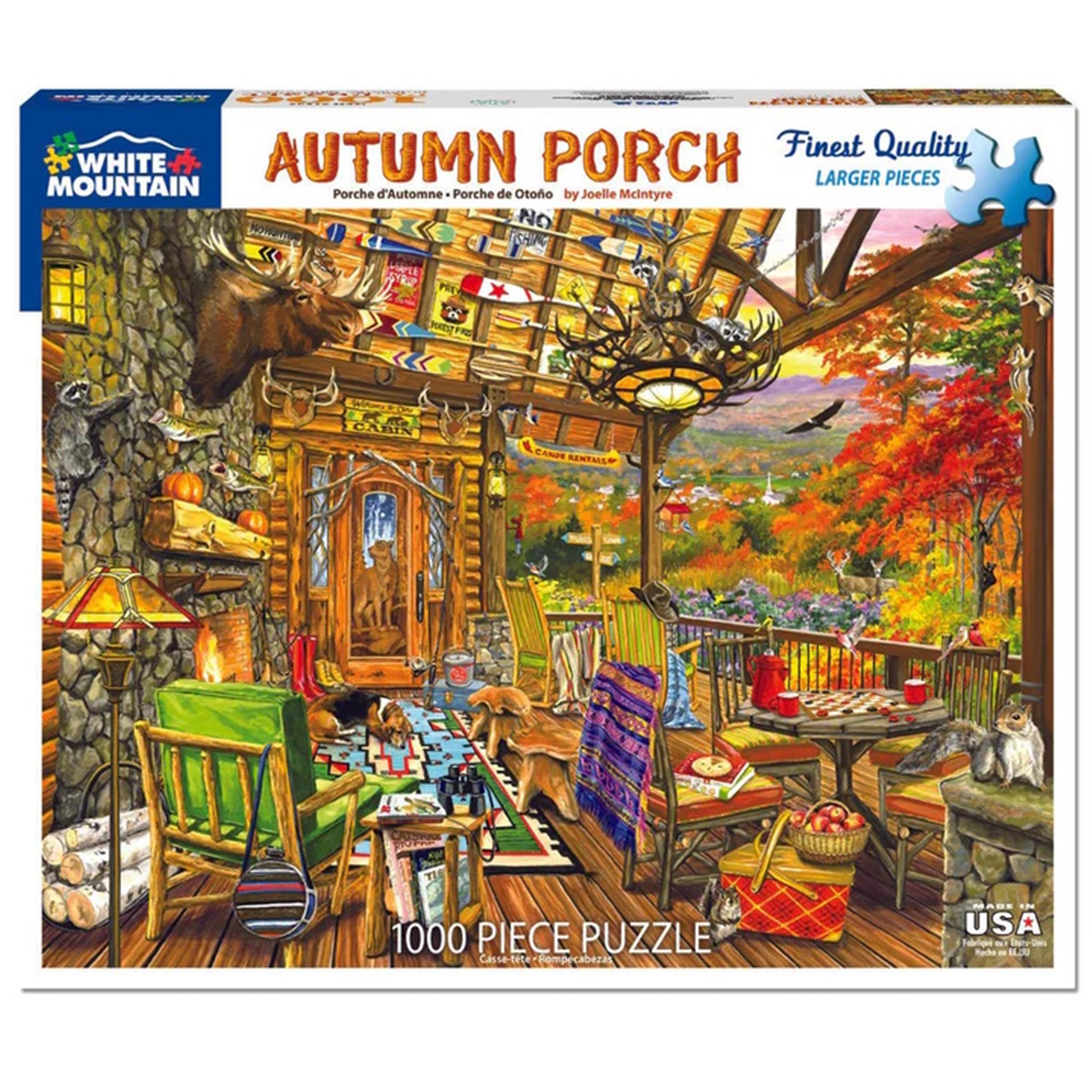 Autumn Porch 1000 Piece Puzzle