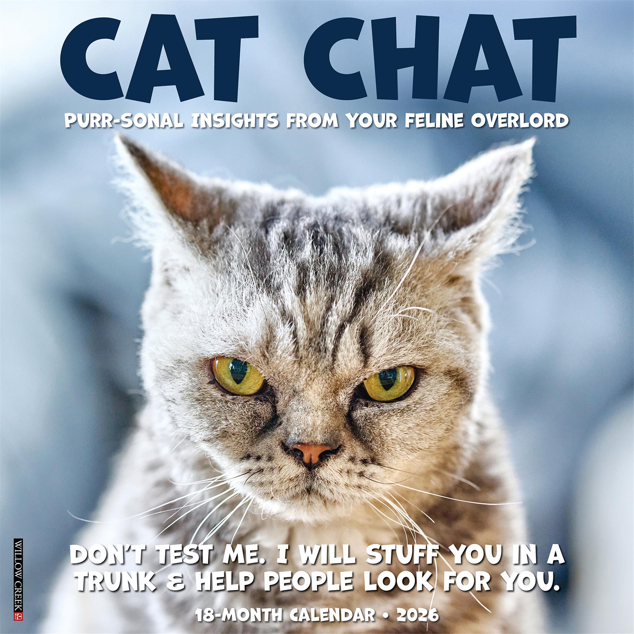 Cat Chat 2026 Wall Calendar - Online Only