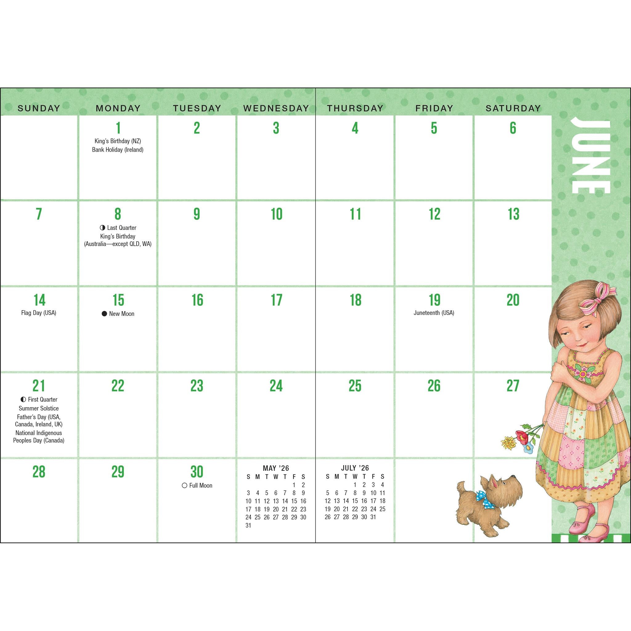 Mary Engelbreits 2026 Pocket Planner Calendar