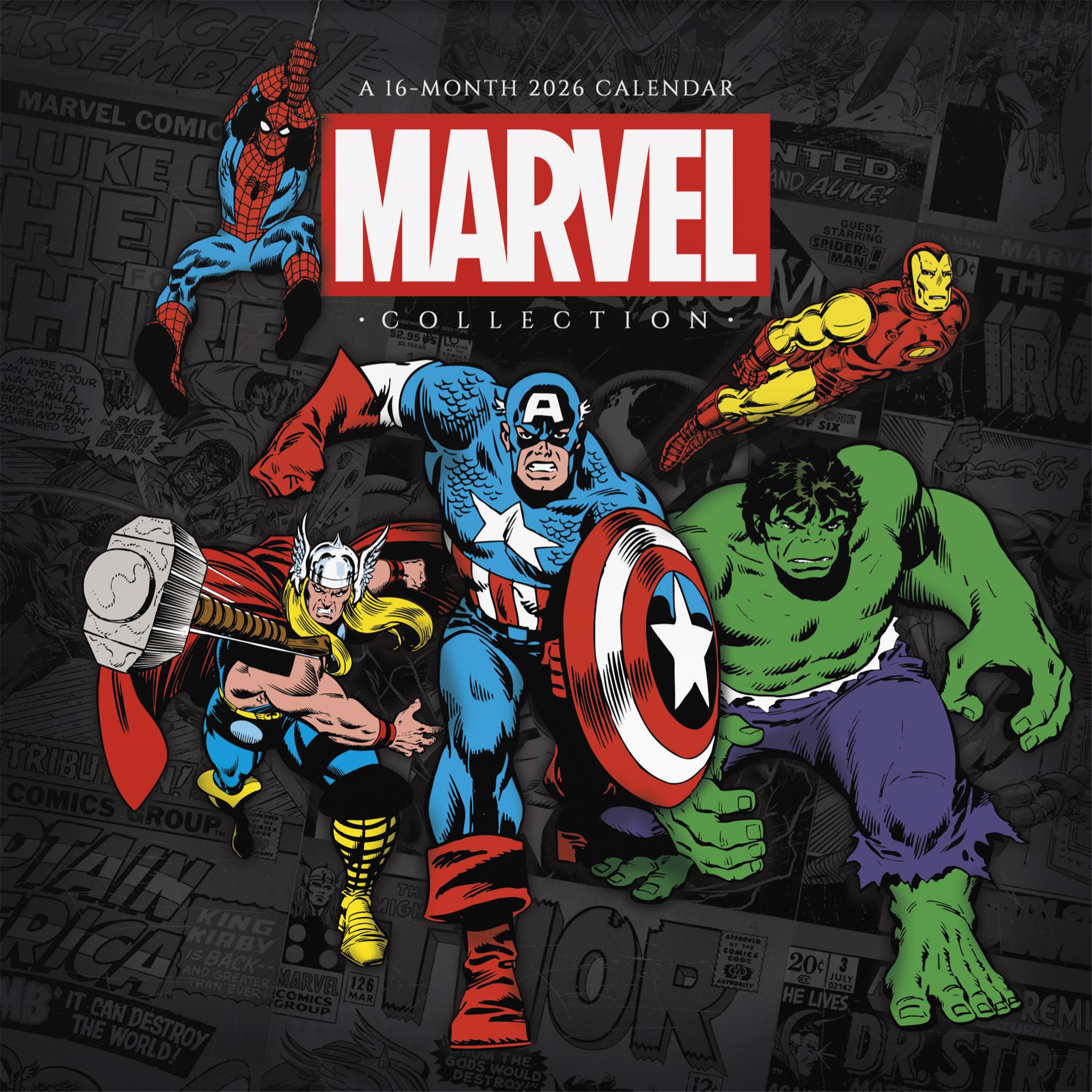 Marvel Comics 2026 Wall Calendar