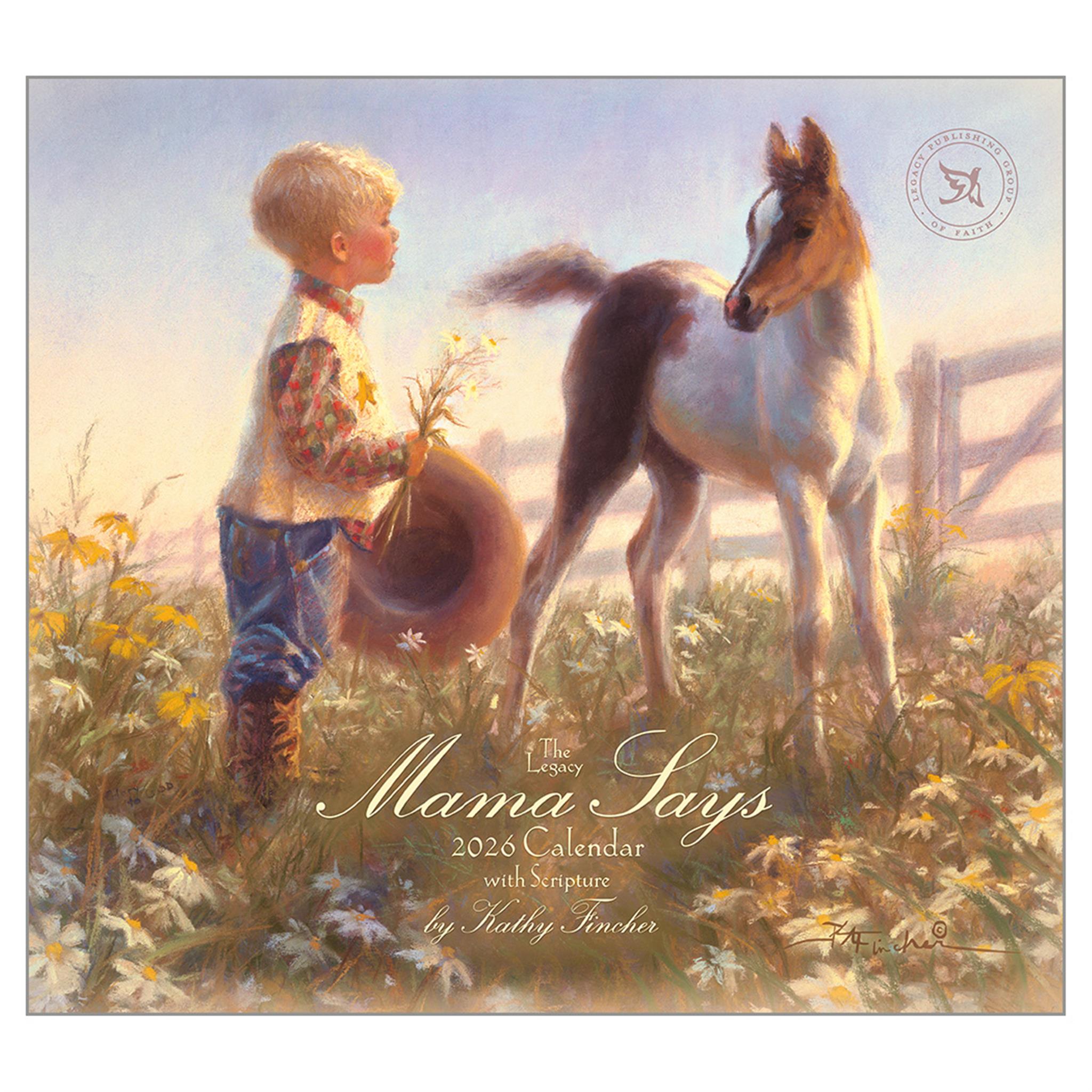 Mama Says 2026 Deluxe Wall Calendar - Online Only