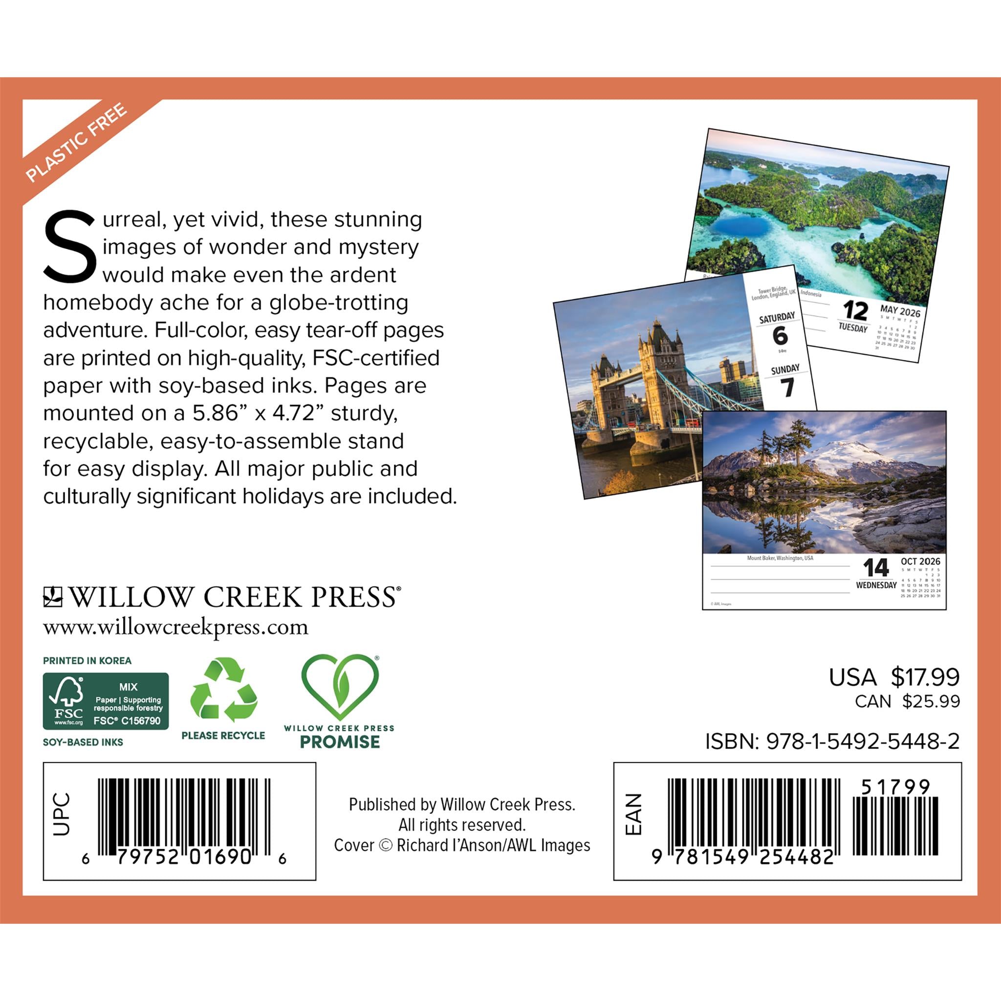 Wanderlust 2026 Box Calendar - Online Only