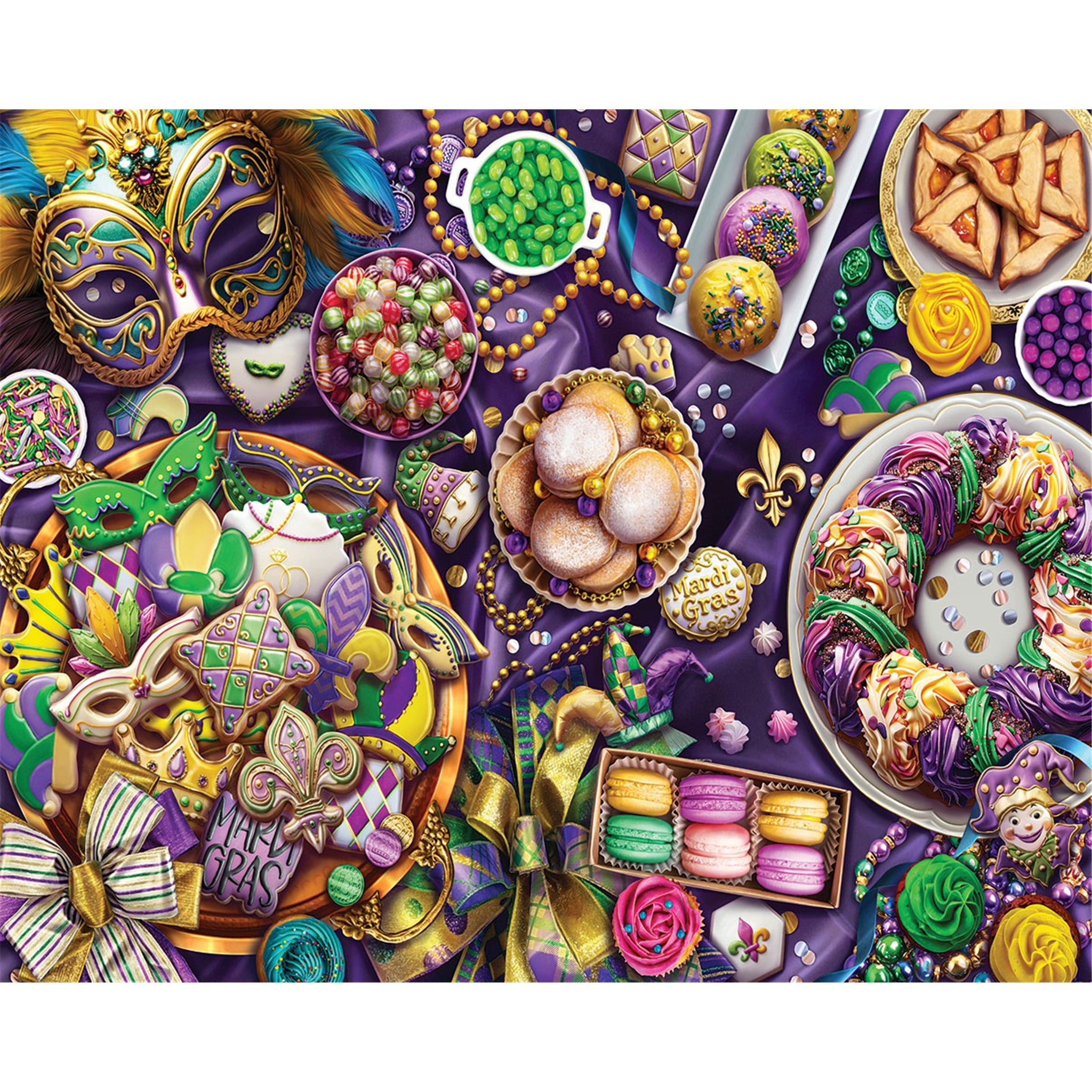 Mardi Gras 1000 Piece Puzzle - Online Only