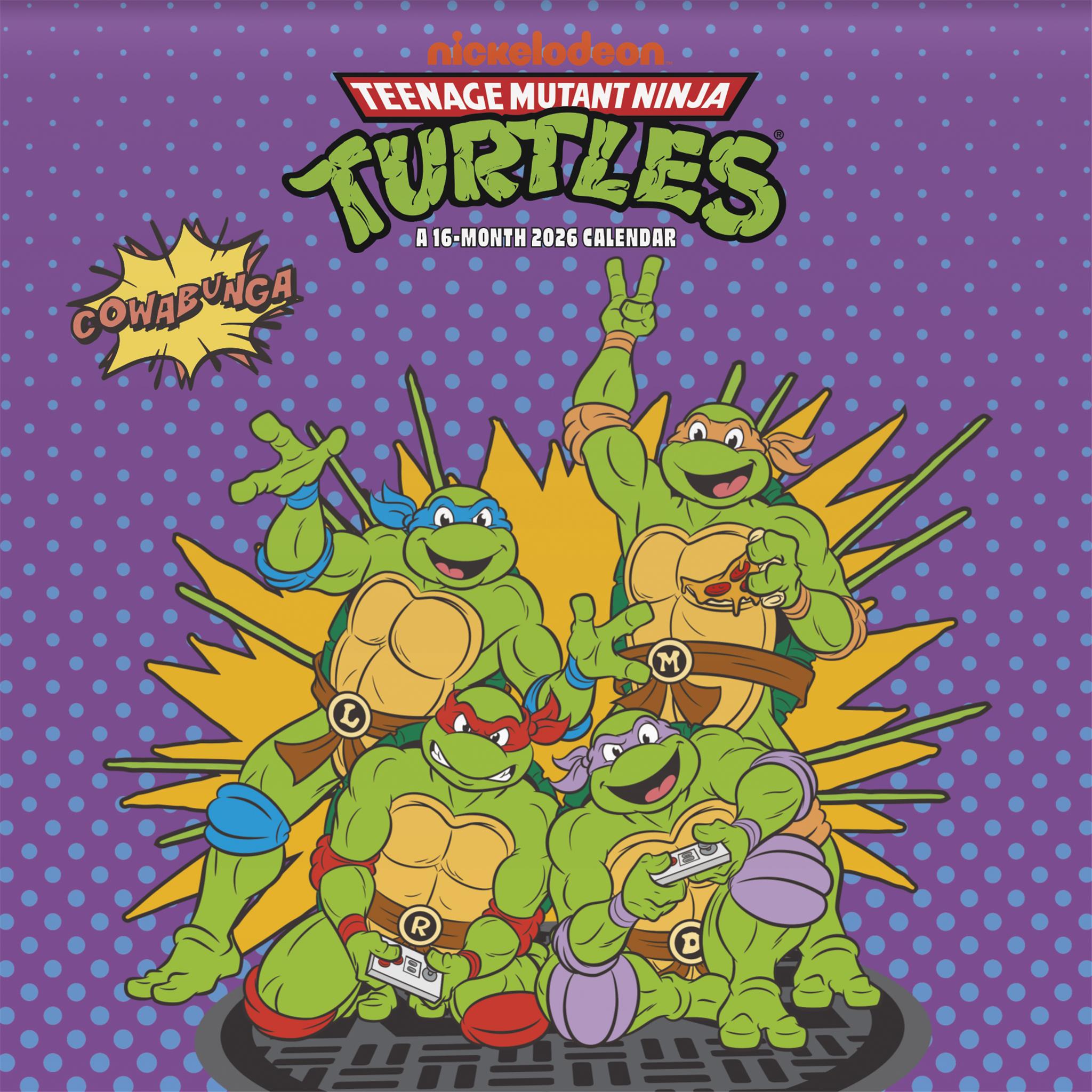 Teenage Mutant Ninja Turtles 2026 Wall Calendar