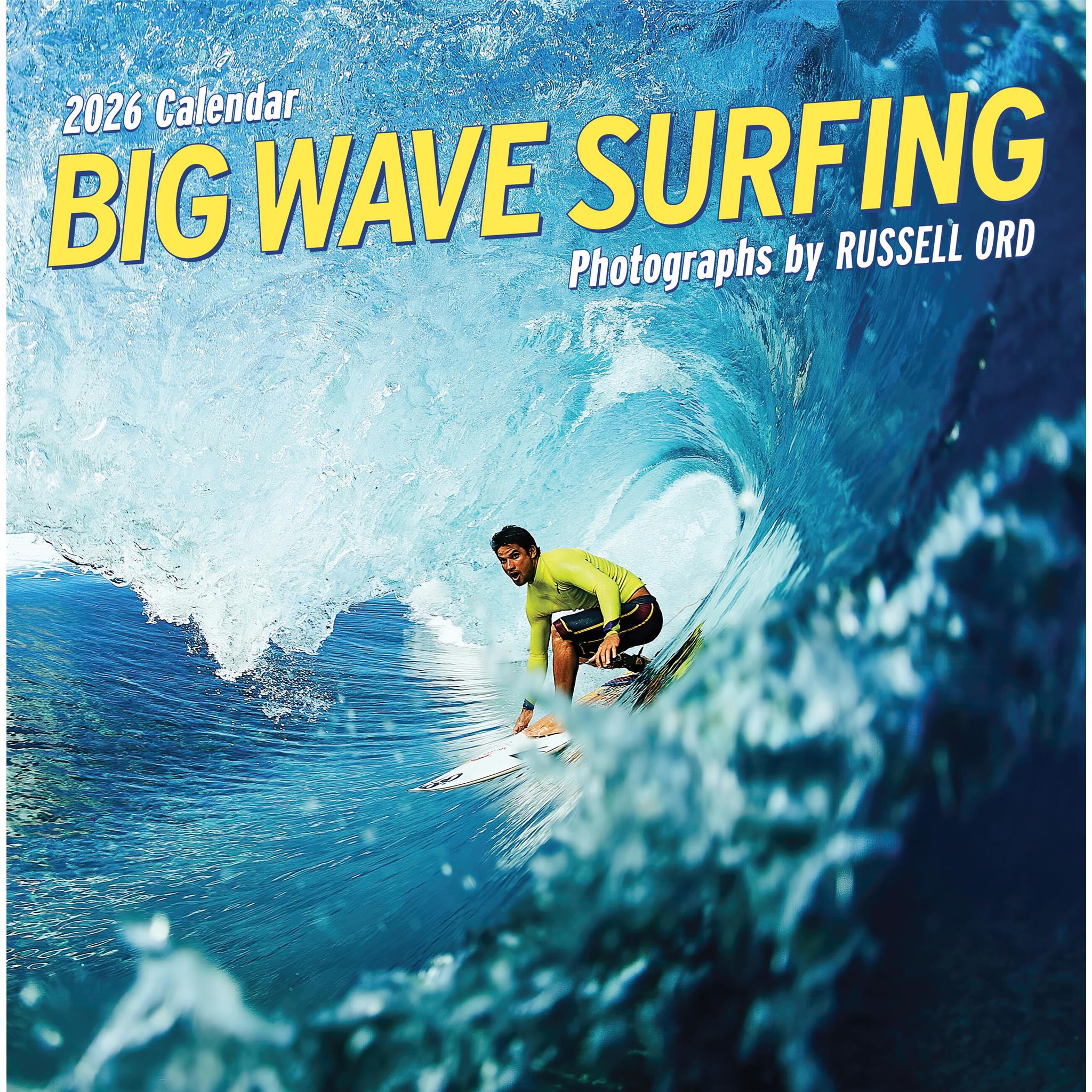 Big Wave Surfing 2026 Wall Calendar - Online Only