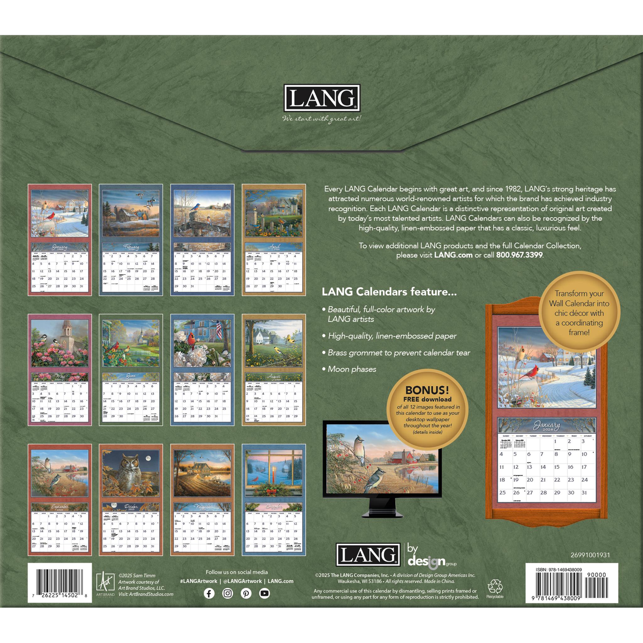 Meadowland 2026 Wall Calendar - Online Only