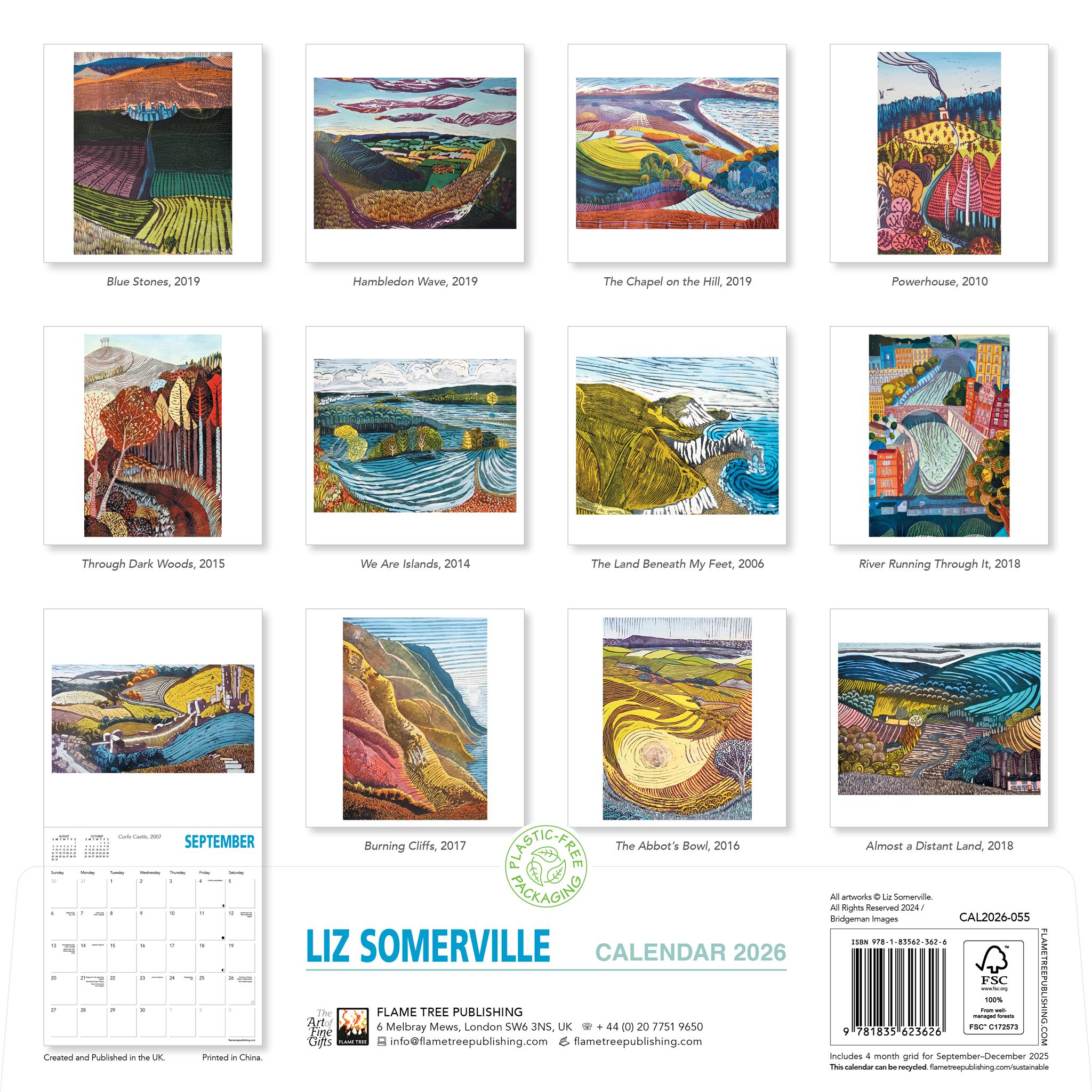 Liz Somerville 2026 Wall Calendar - Online Only