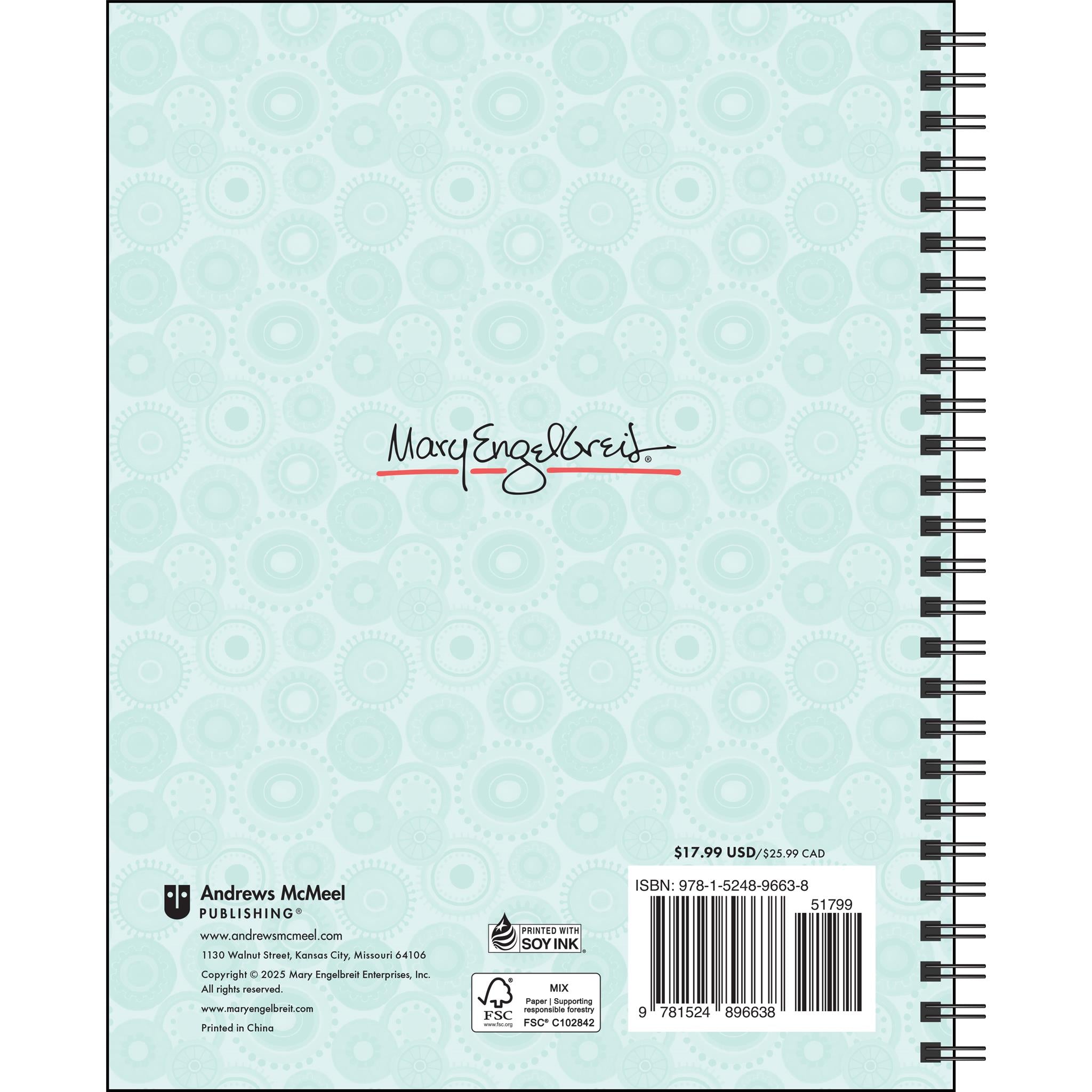 Mary Engelbreits You Are A Work Of Art 2026 Engagement Calendar