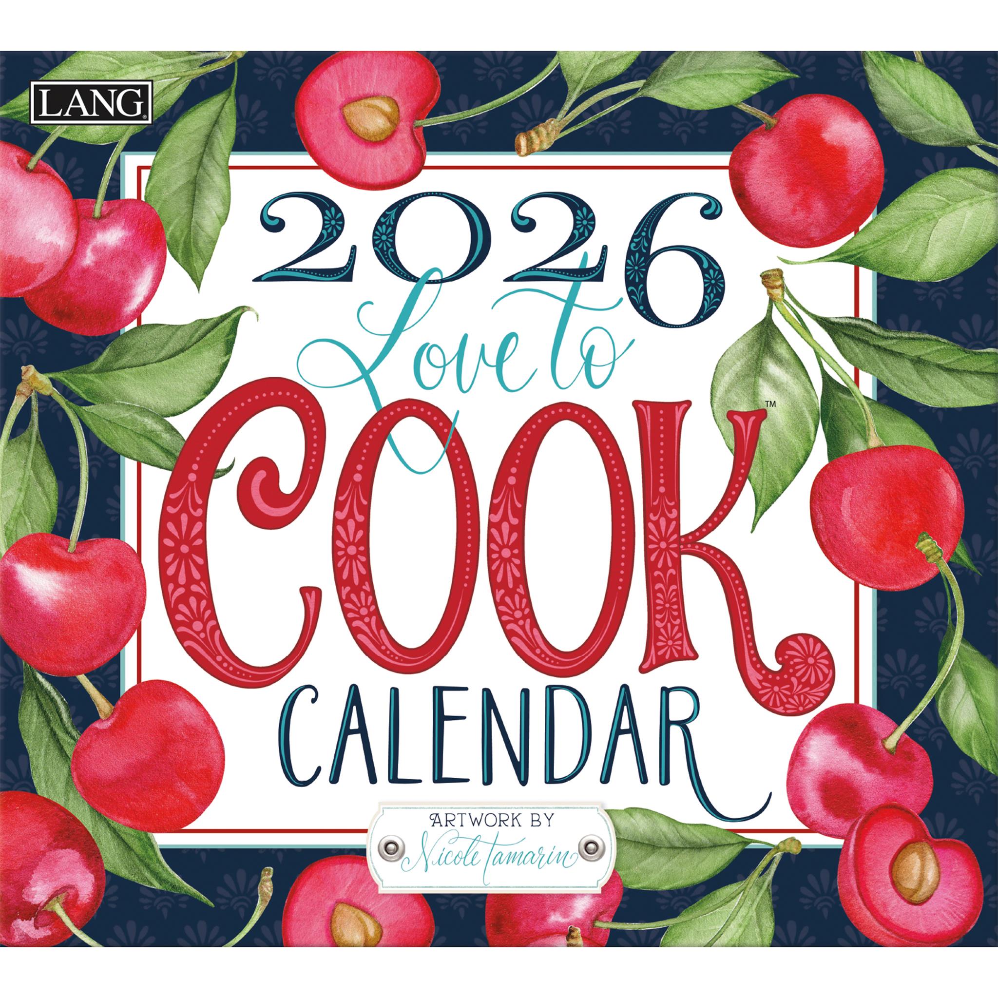 Love To Cook 2026 Wall Calendar