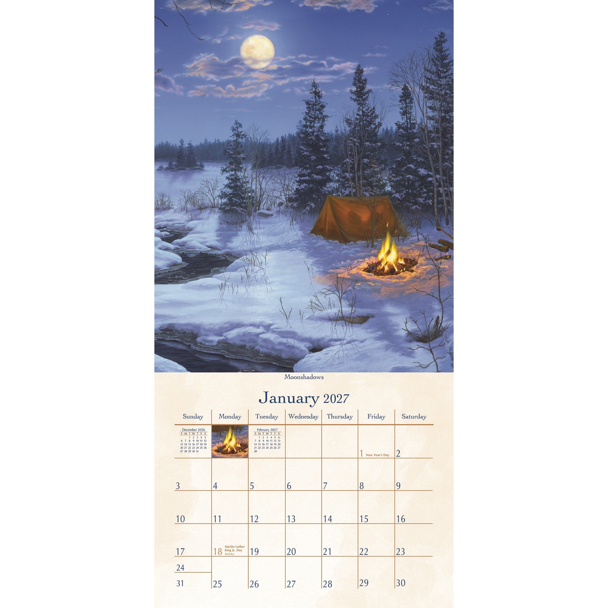Great Outdoors 2027 Slim Calendar - Online Only