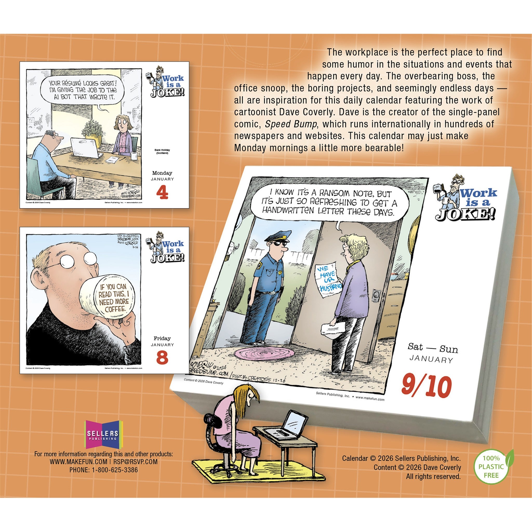 Work is a Joke 2027 Box Calendar