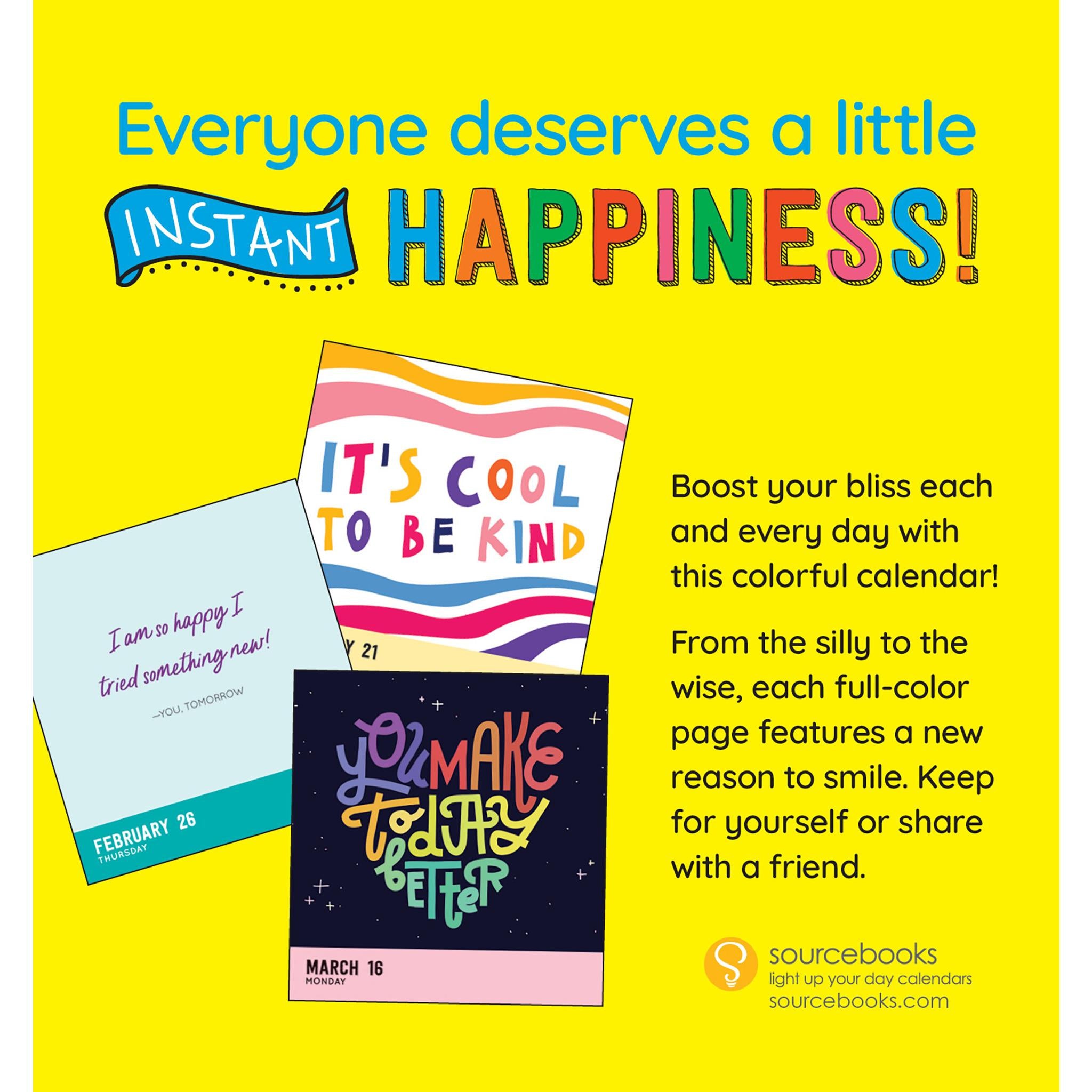 Instant Happy Notes 2026 Box Calendar