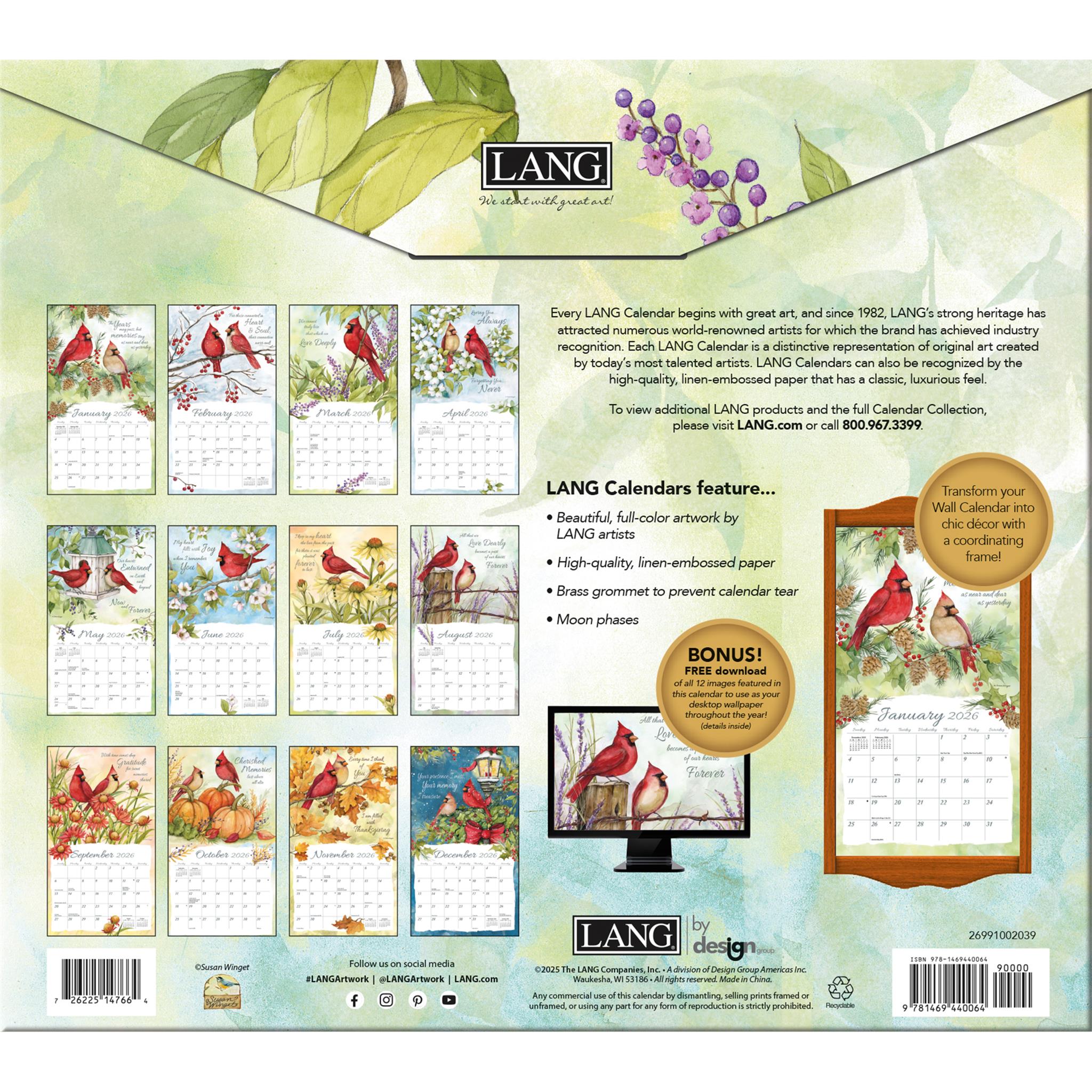 A Year Of Remembrance 2026 Deluxe Wall Calendar - Online Only