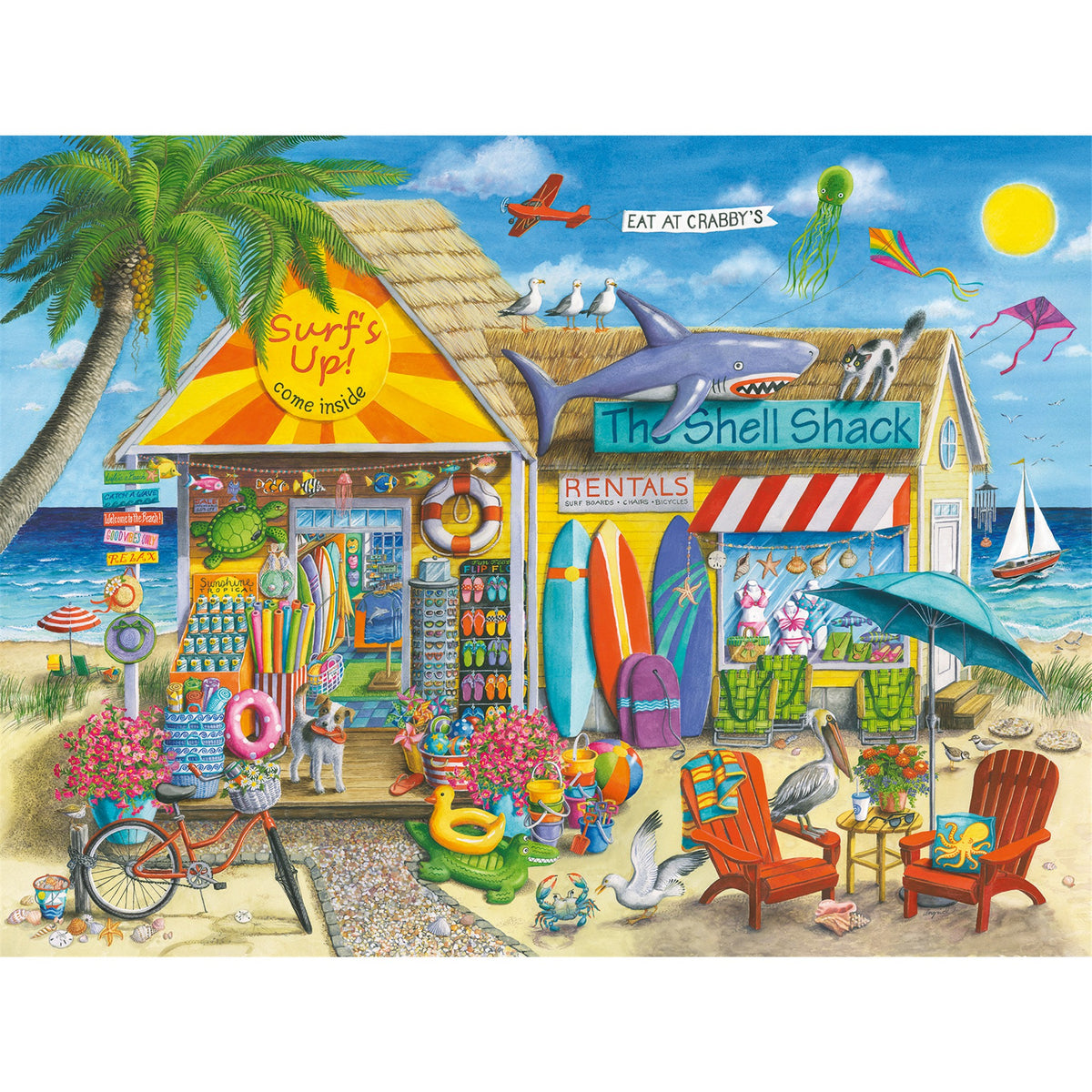 Surf's Up! 1500 Piece Puzzle