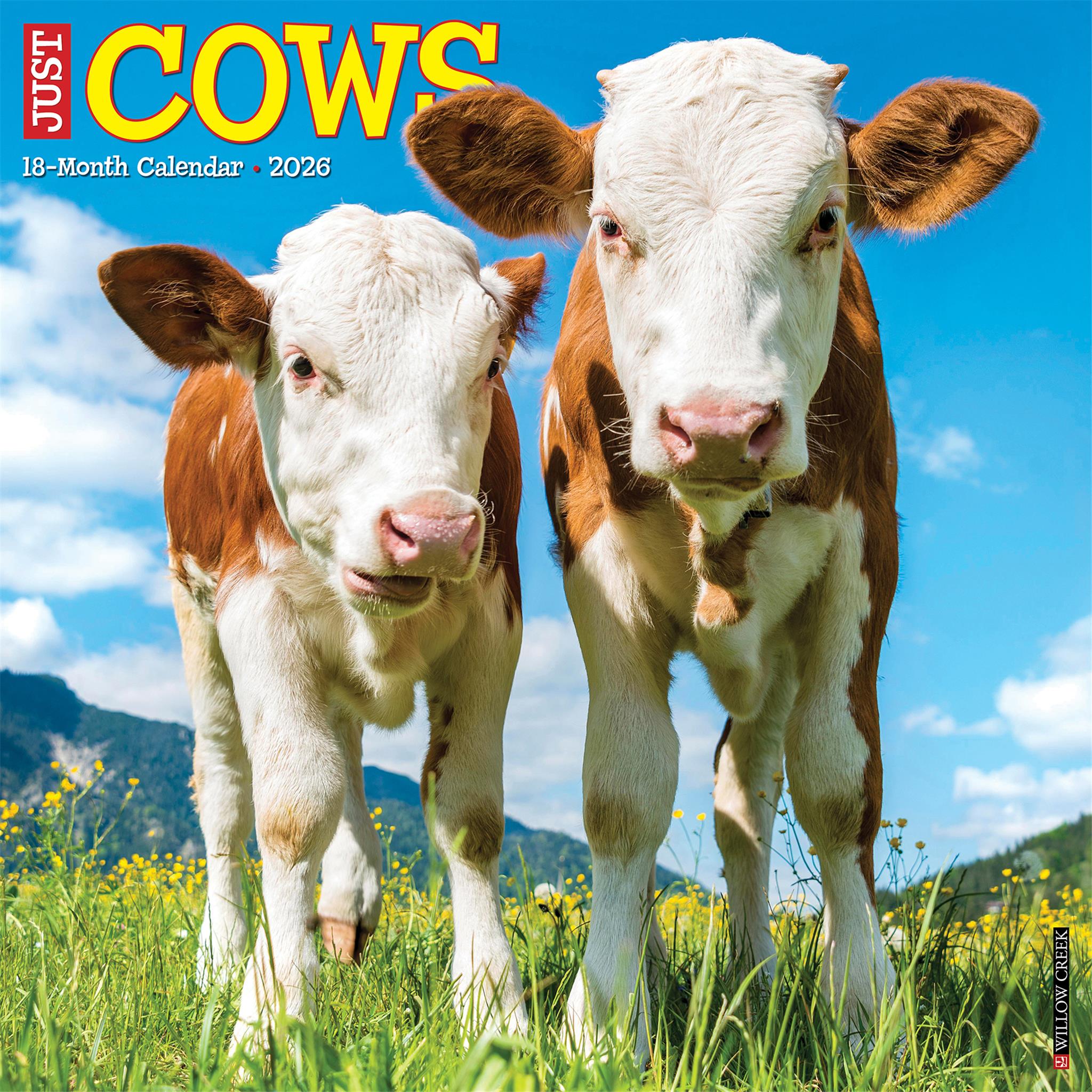 Just Cows 2026 Wall Calendar