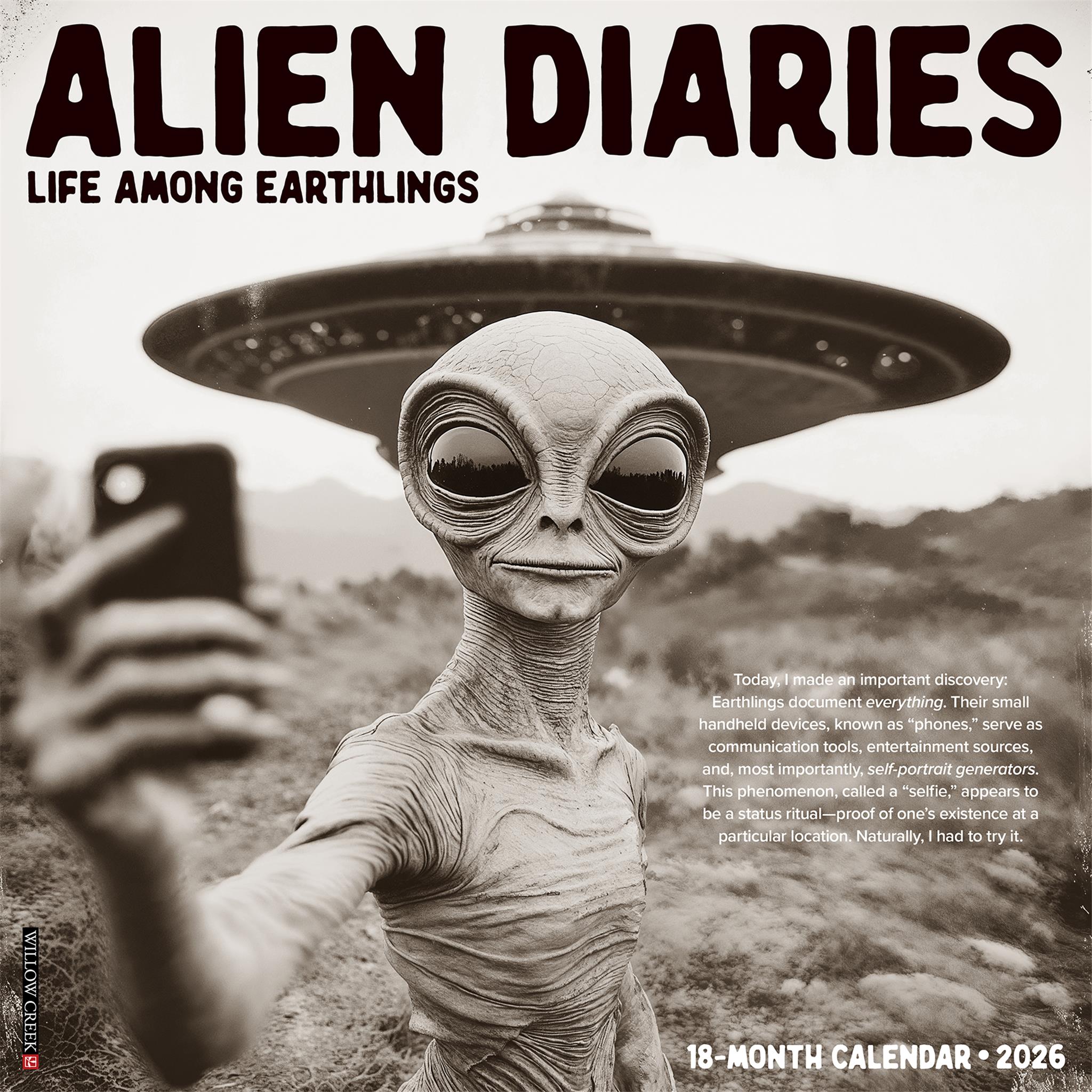 Alien Diaries 2026 Wall Calendar - Online Only