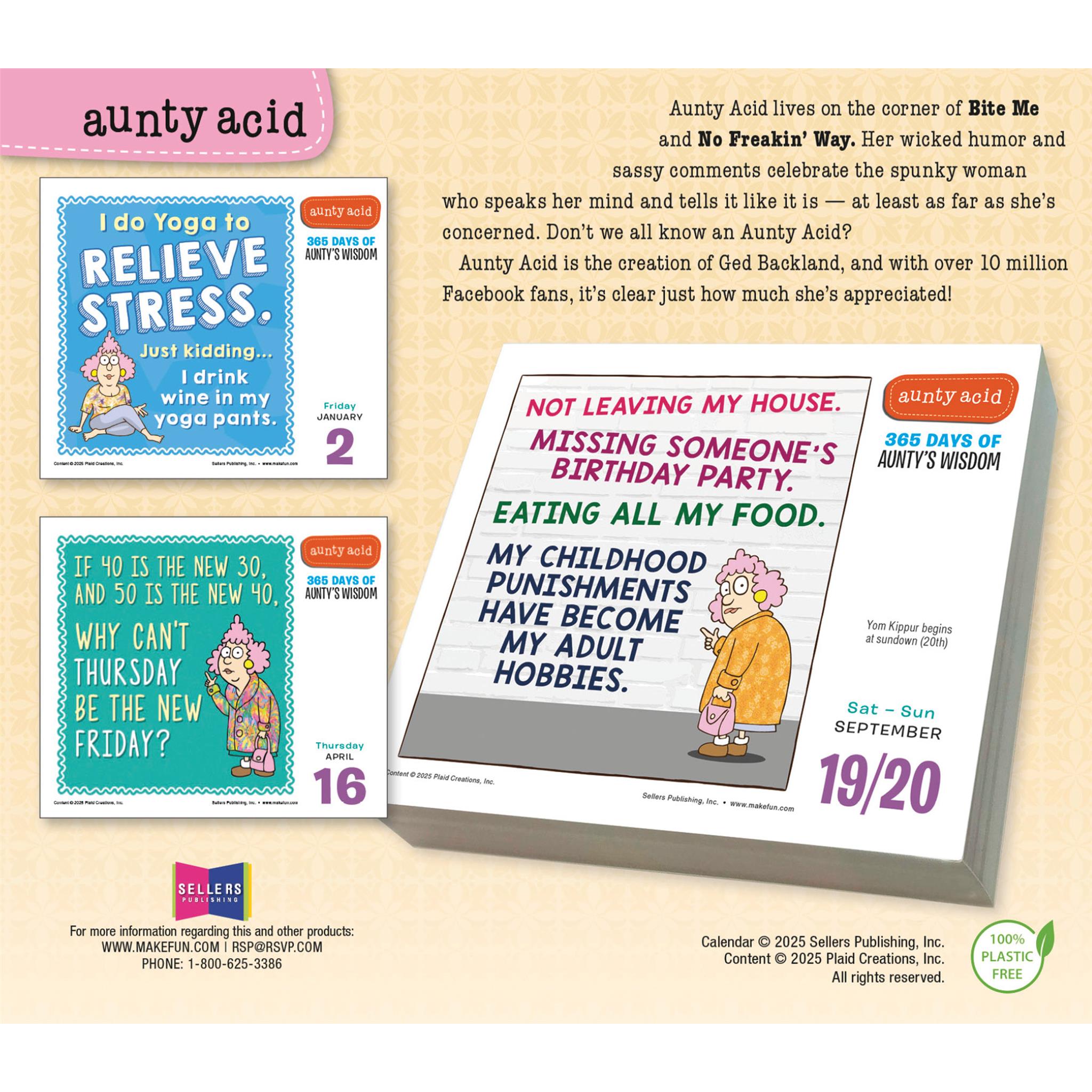 Aunty Acid 2026 Box Calendar