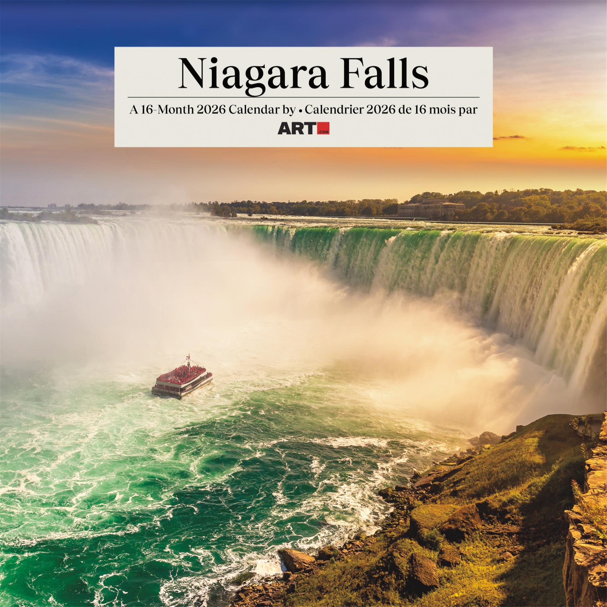 Niagara Falls Bilingual 2026 Wall Calendar