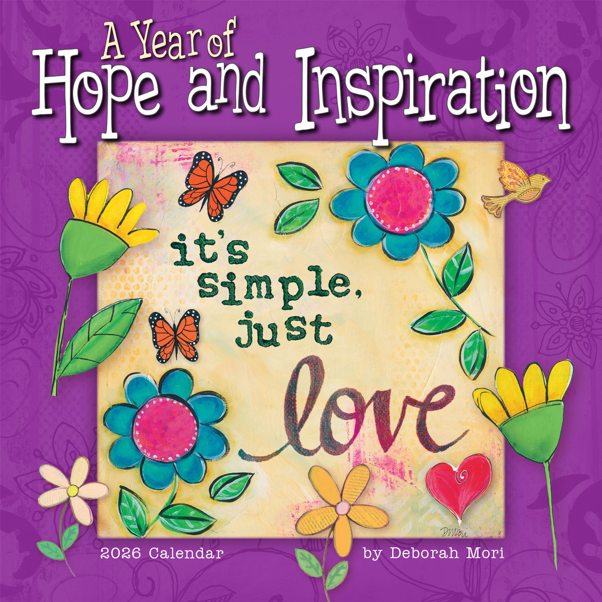 Year Of Hope And Inspiration 2026 Mini Calendar