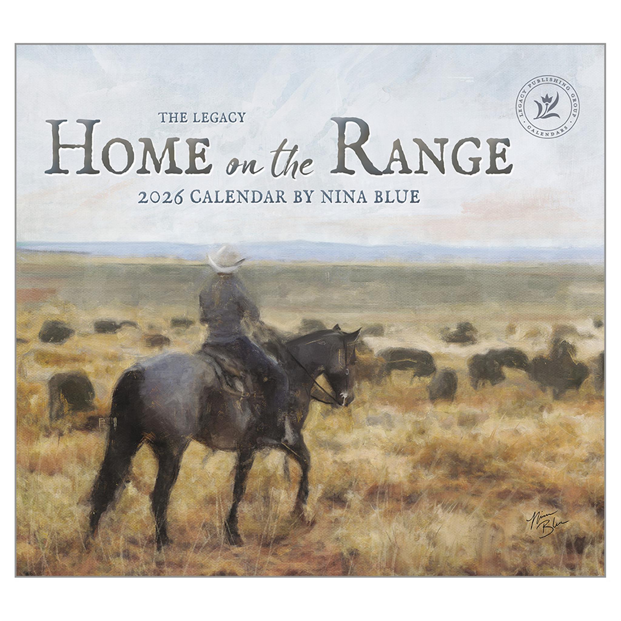 Home On The Range 2026 Deluxe Wall Calendar