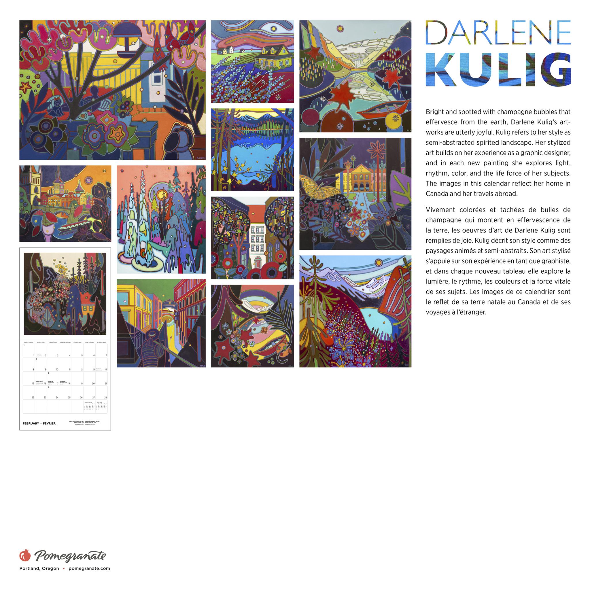 Darlene Kulig 2026 Wall Calendar
