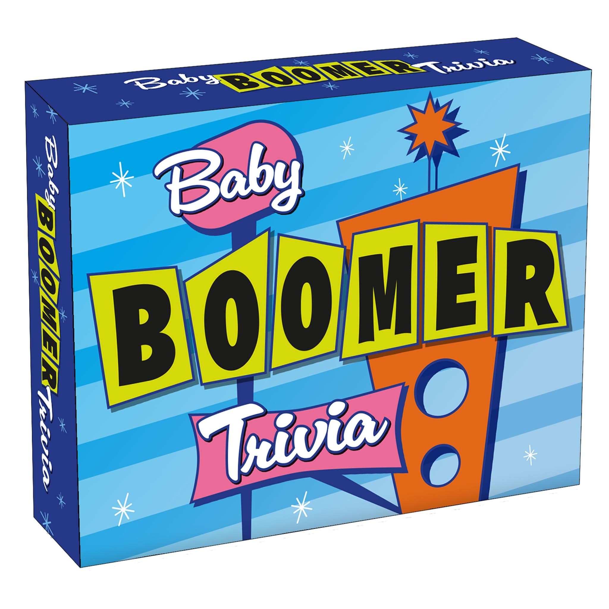 Baby Boomer Trivia 2026 Box Calendar packaging