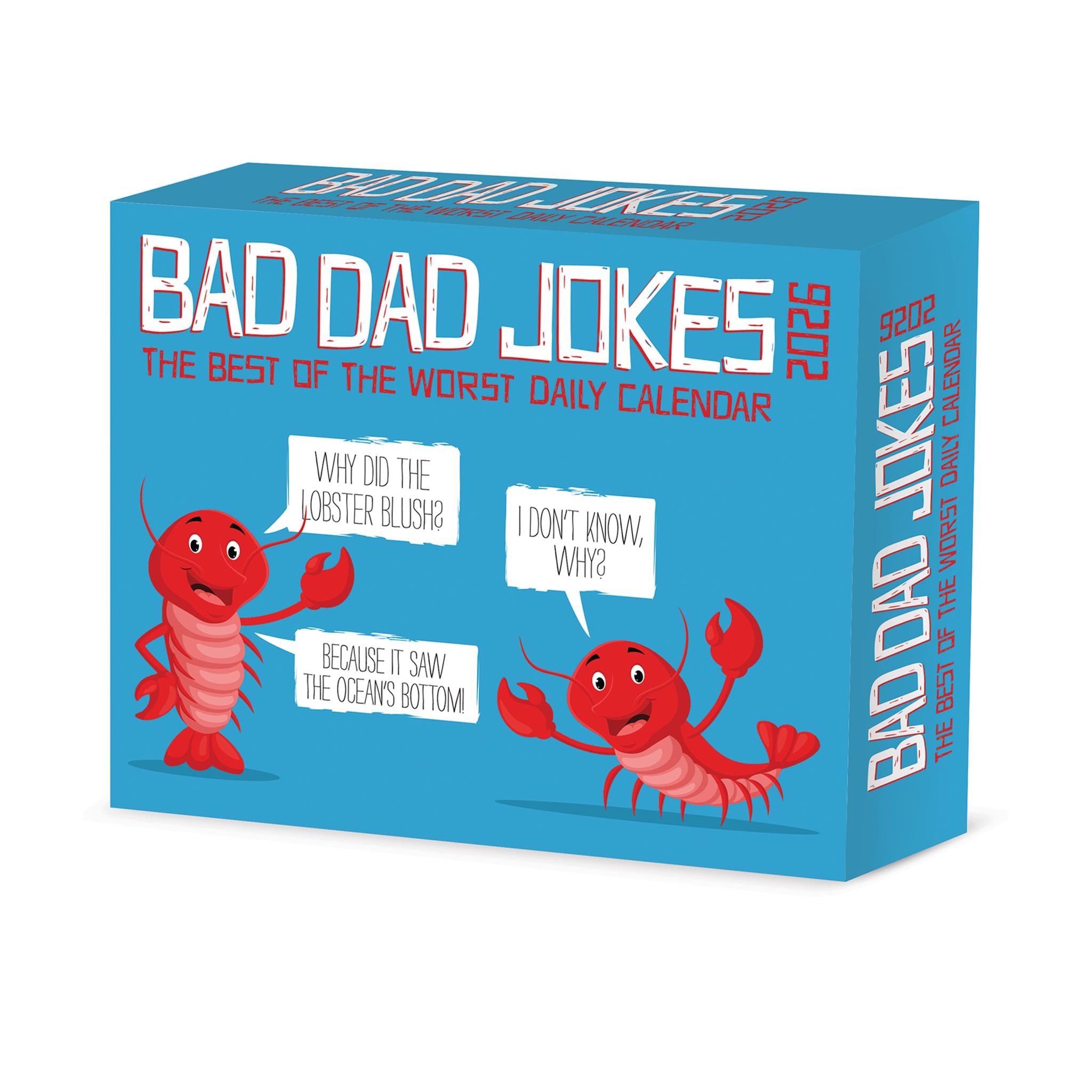 Bad Dad Jokes 2026 Box Calendar packaging