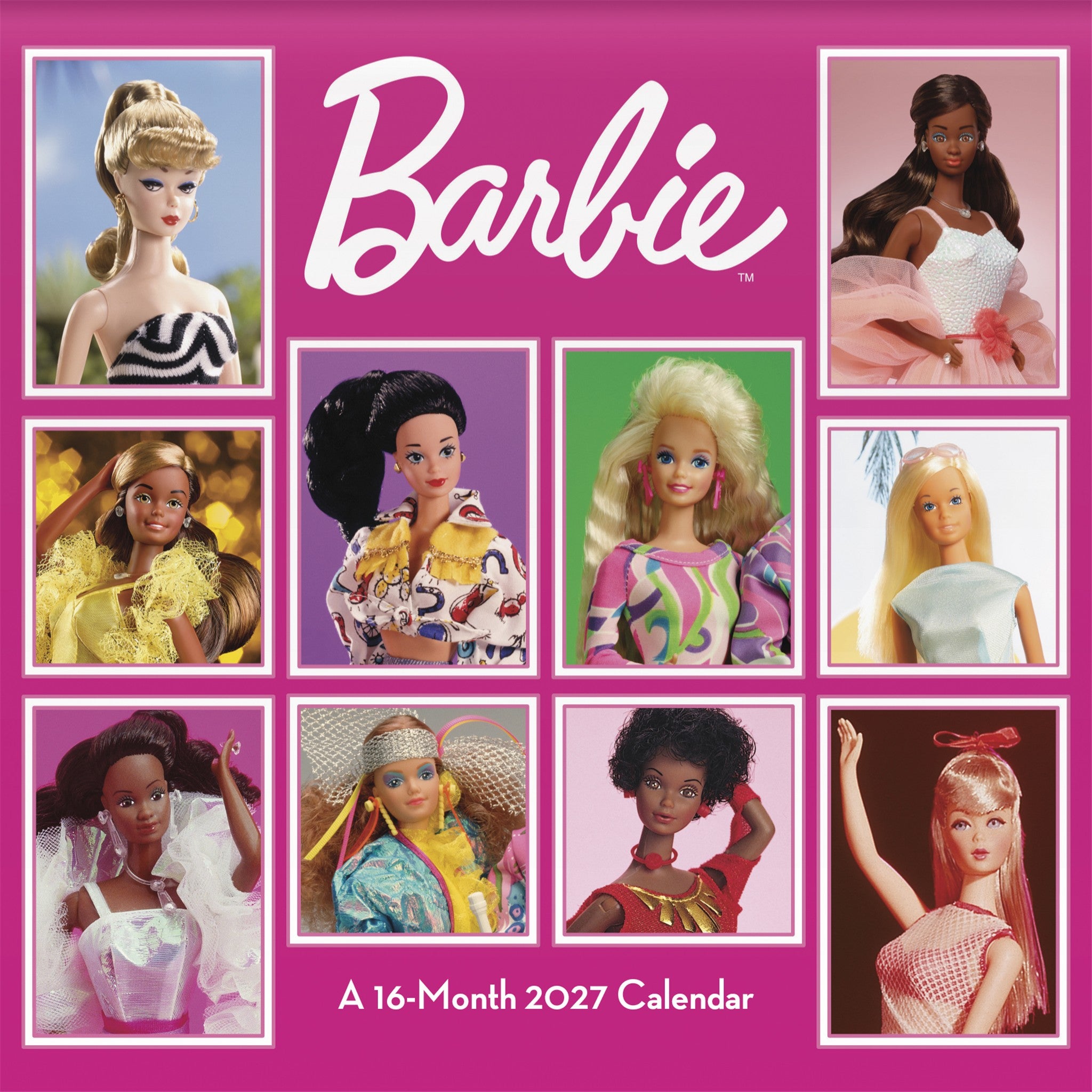 Barbie Vintage Dolls 2027 Wall Calendar