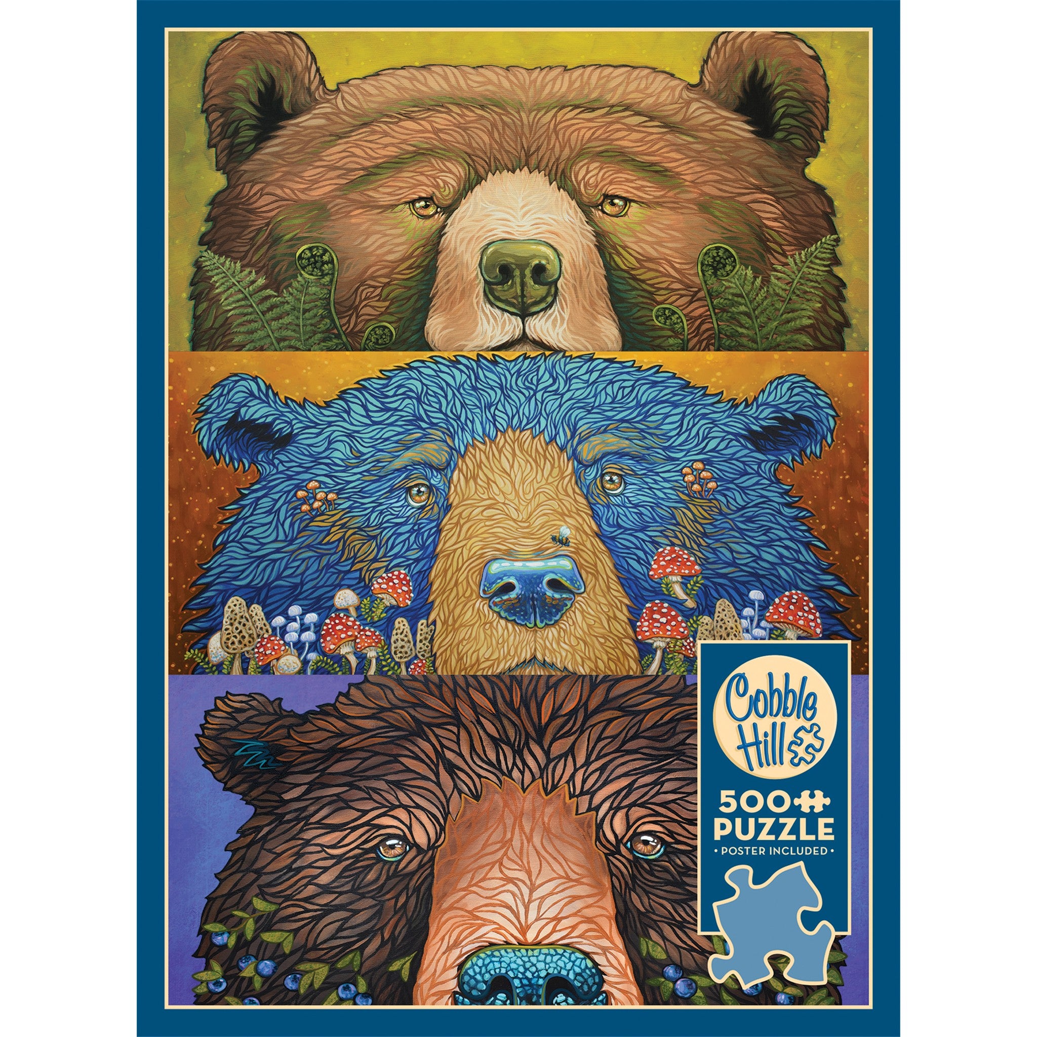 Bear Eyes Harvest 500 Piece Puzzle