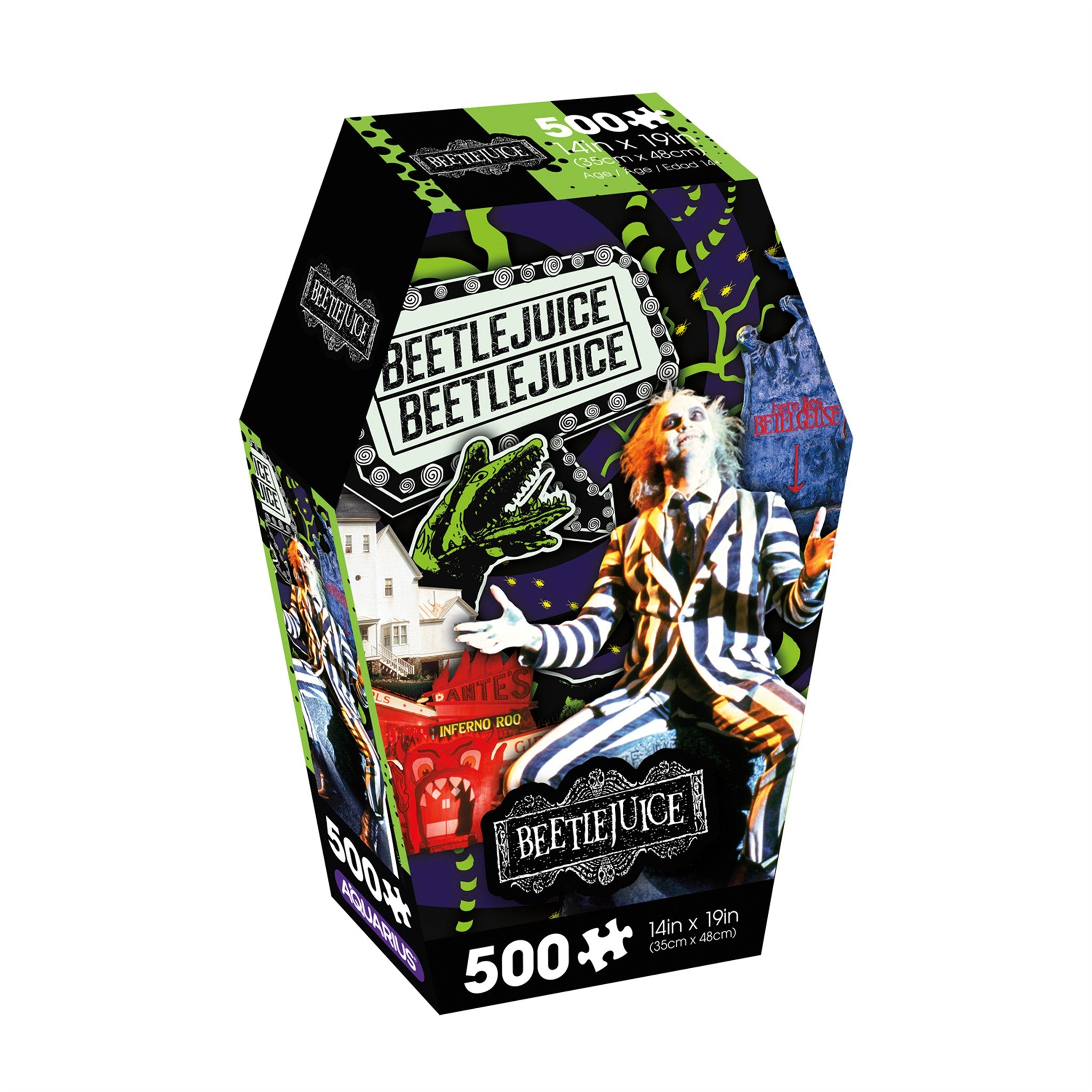 Beetlejuice Coffin 500 Piece Puzzle
