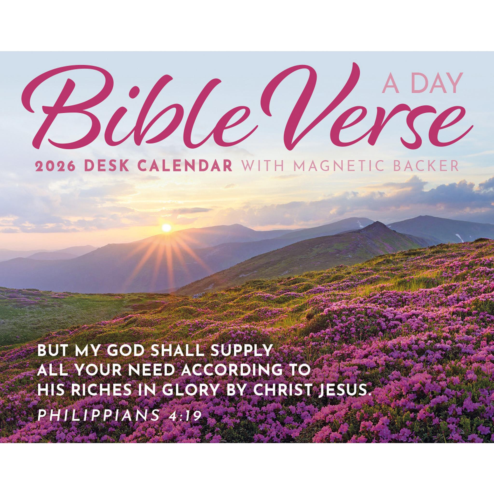 Bible Verse A Day 2026 Small Box Calendar
